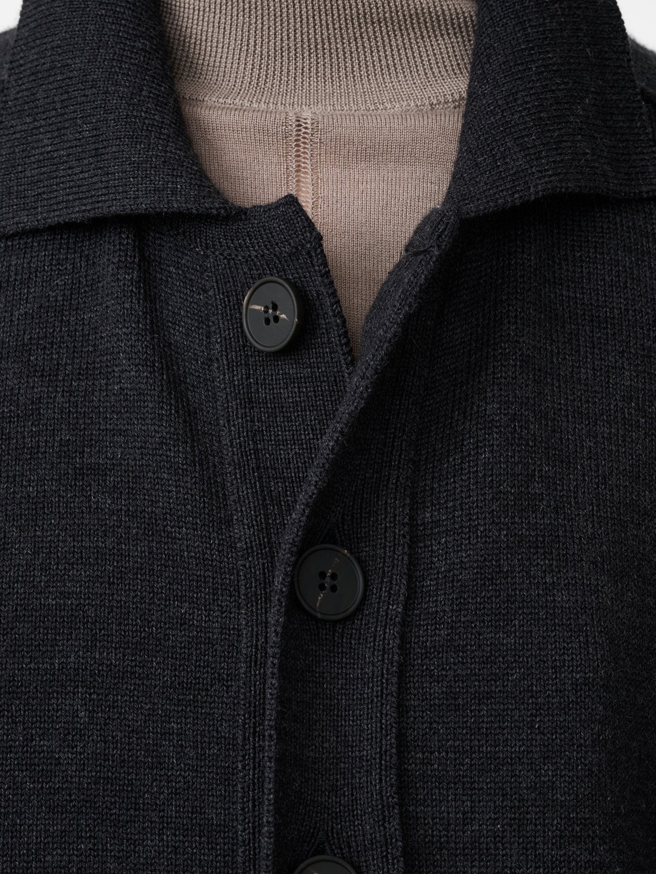 Lanark Cardigan in Coal