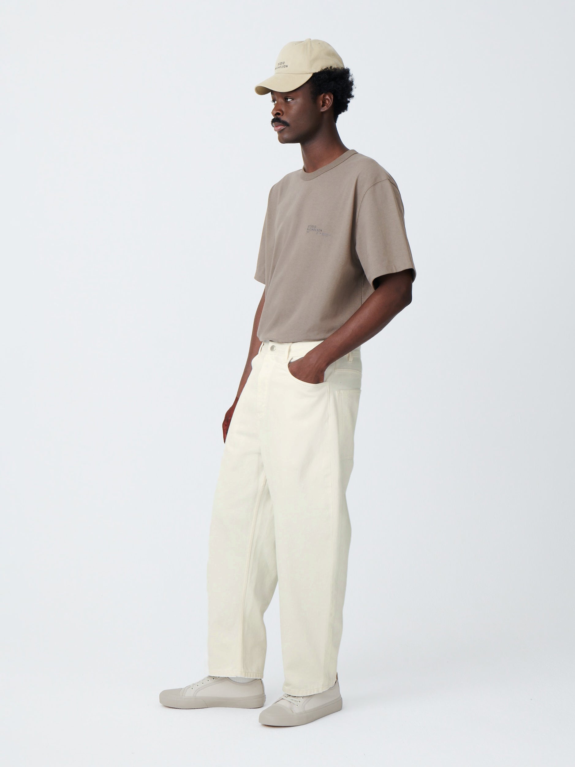 Land Denim Pant in Parchment - Studio Nicholson