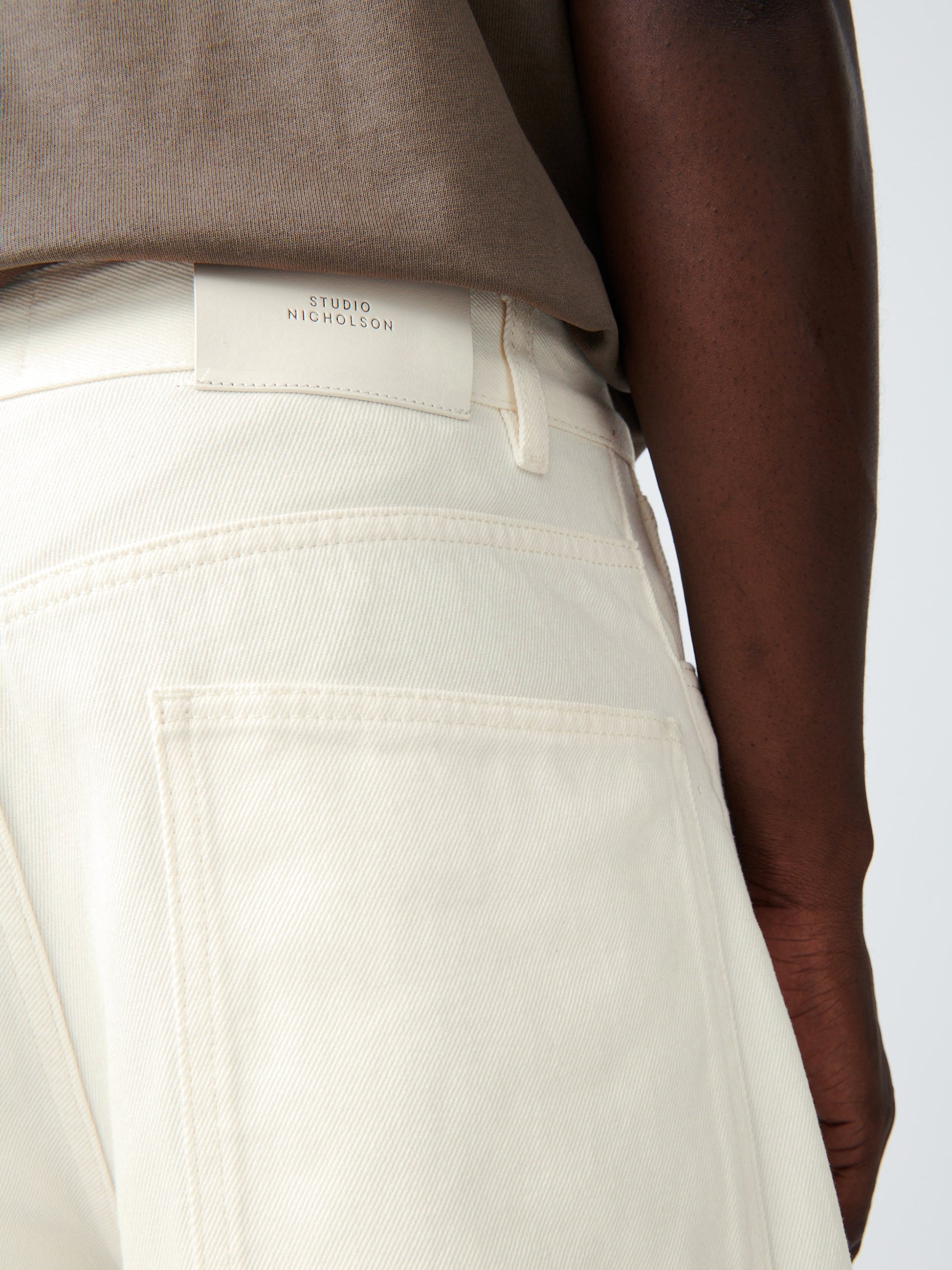 Land Denim Pant in Parchment - Studio Nicholson