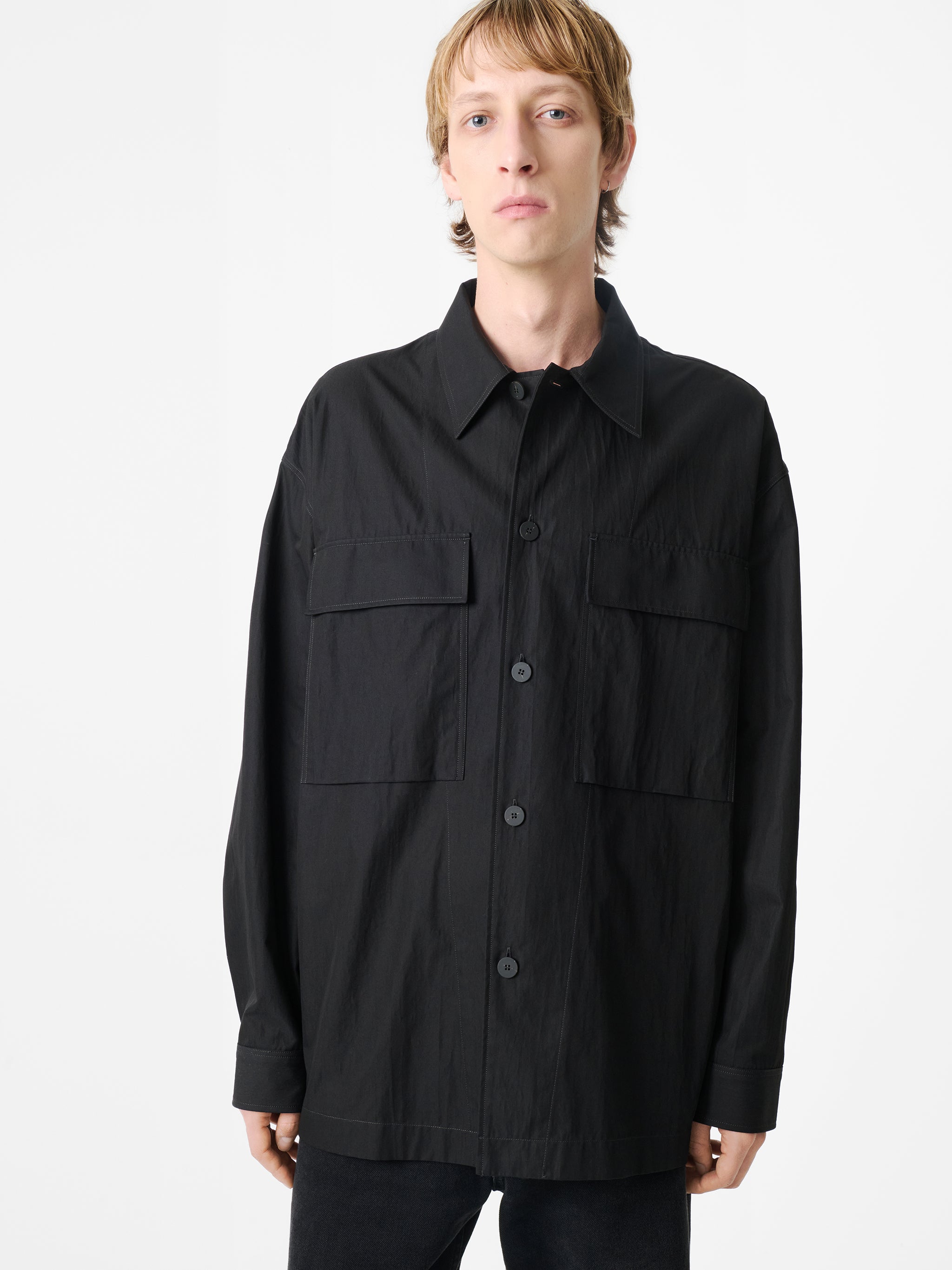 STUDIO NICHOLSON 長袖シャツ レディース】OVERSHIRT | STUDIO NICHOLSON(スタジオニコルソン