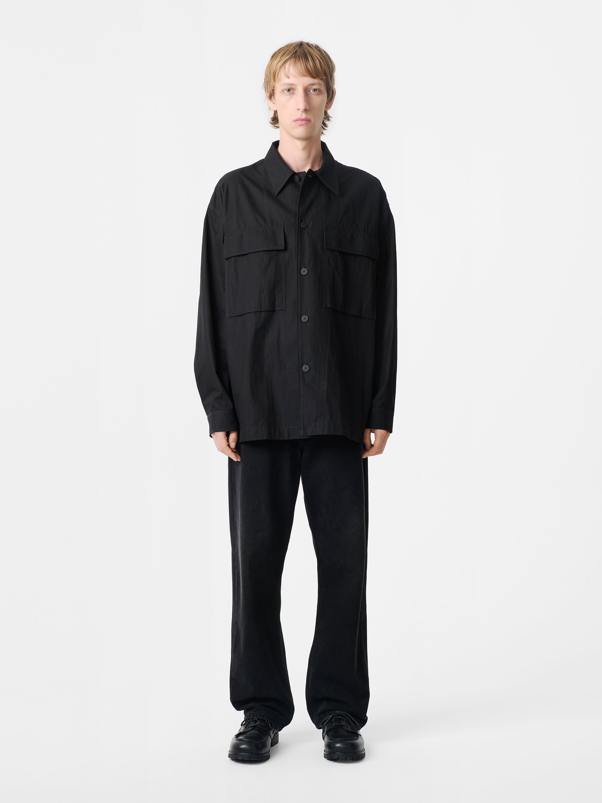 Landi Shirt in Black – Studio Nicholson