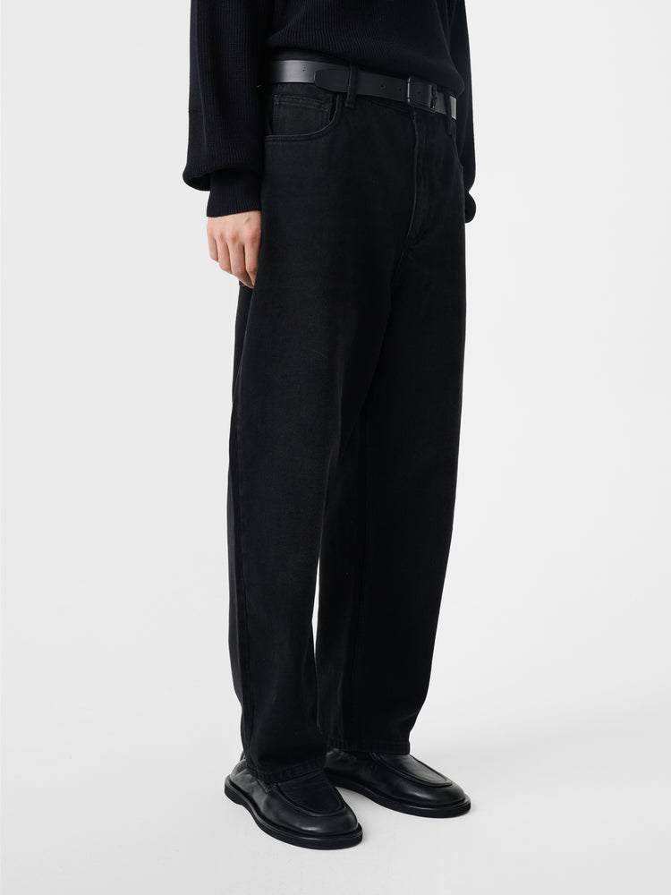 Land Denim Pant in Washed Black