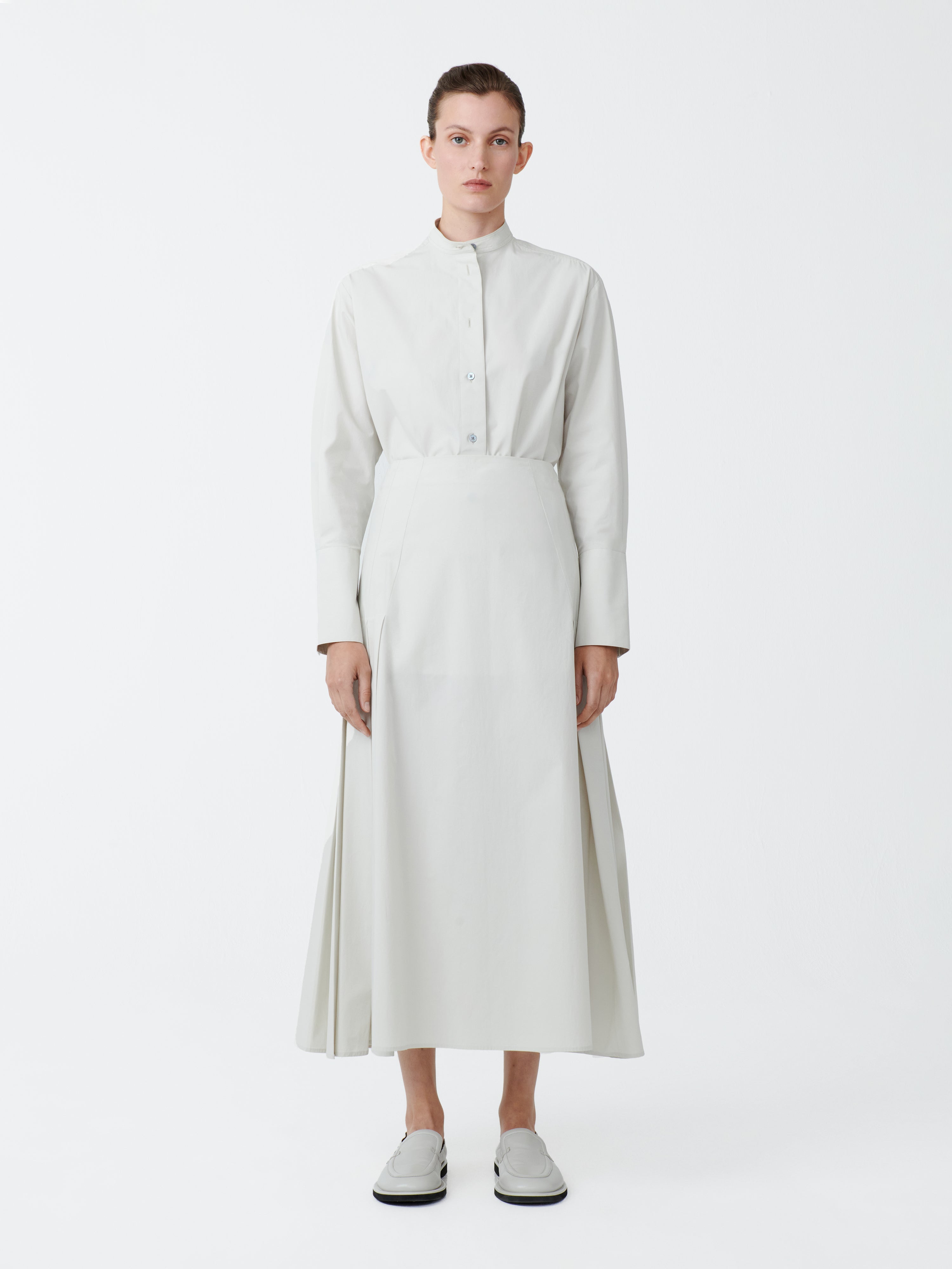 Lawson Skirt in Ice | Draped Skirt | Studio Nicholson