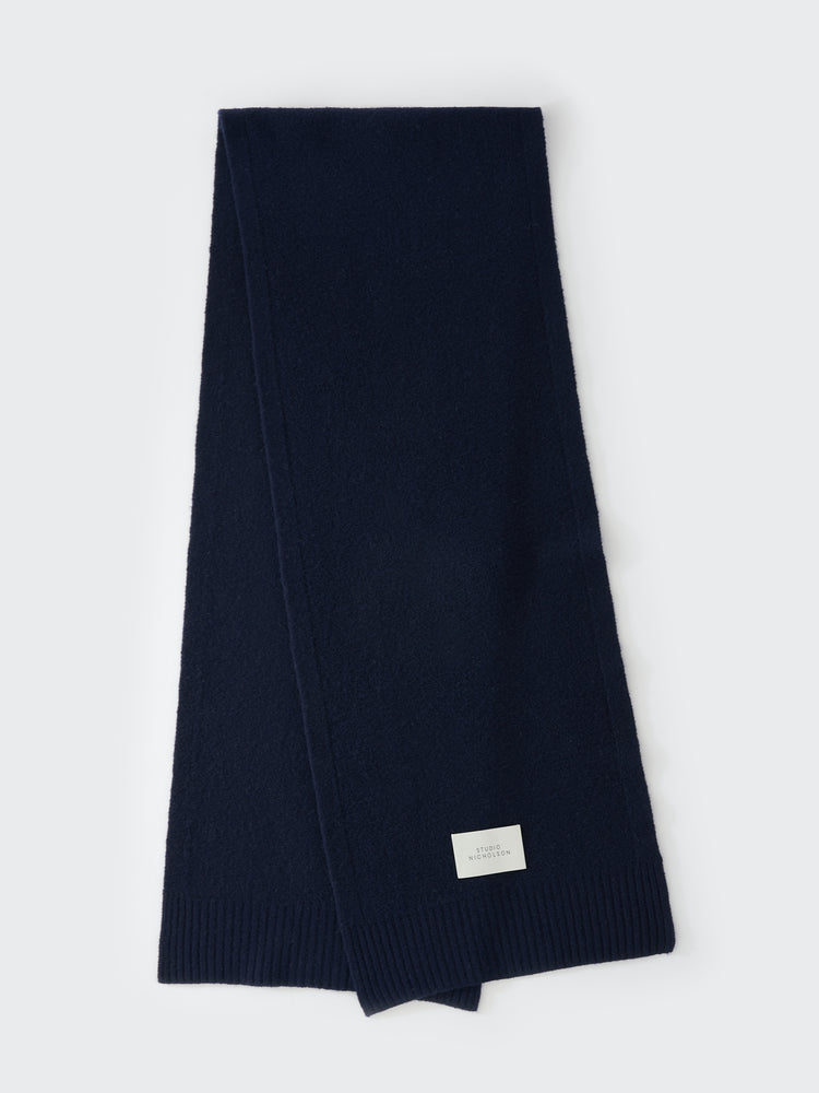 Leda Scarf in Darkest Navy