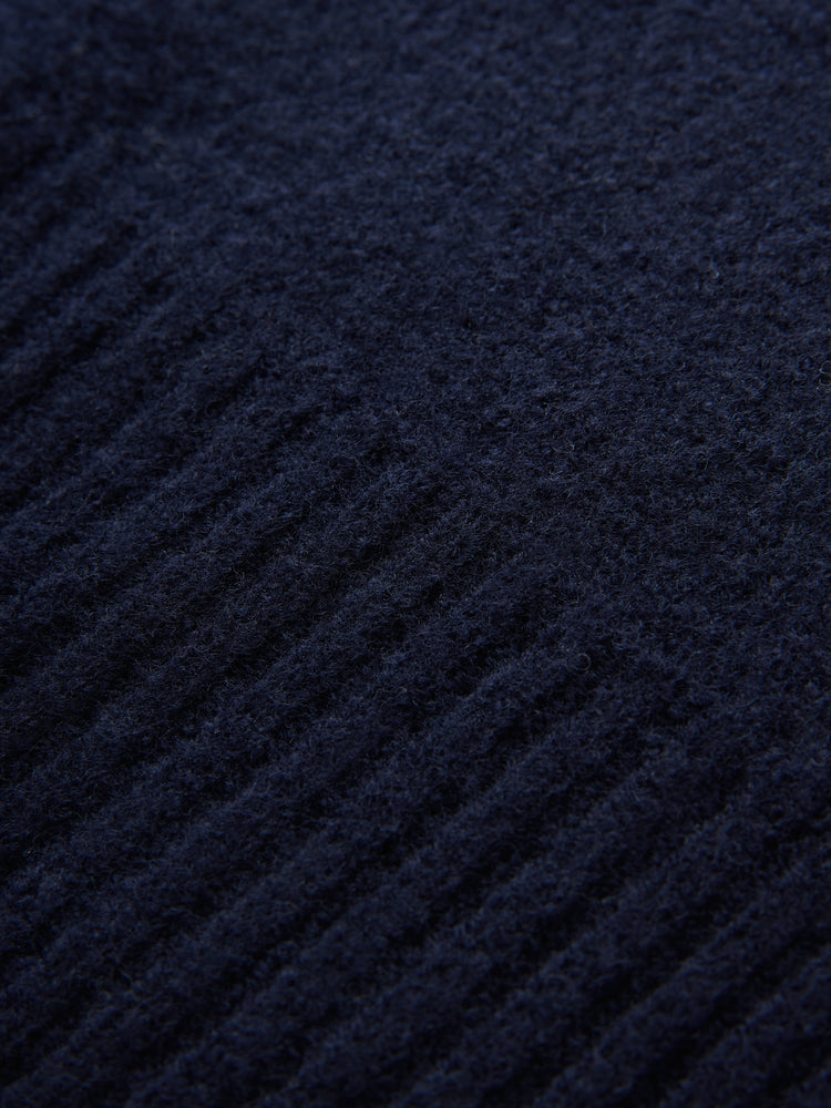 Leda Scarf in Darkest Navy