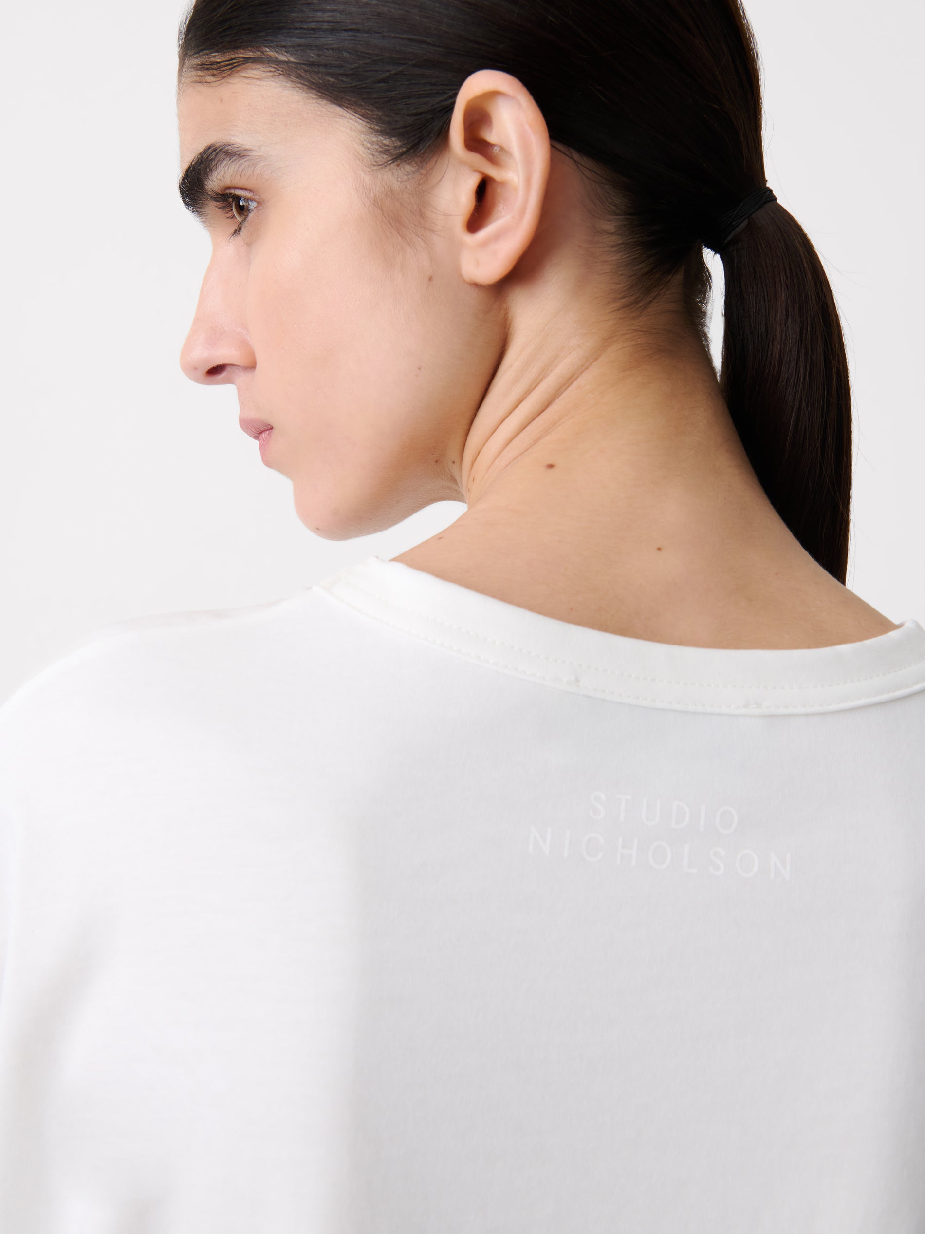 Lee T-Shirt in Optic White - Studio Nicholson