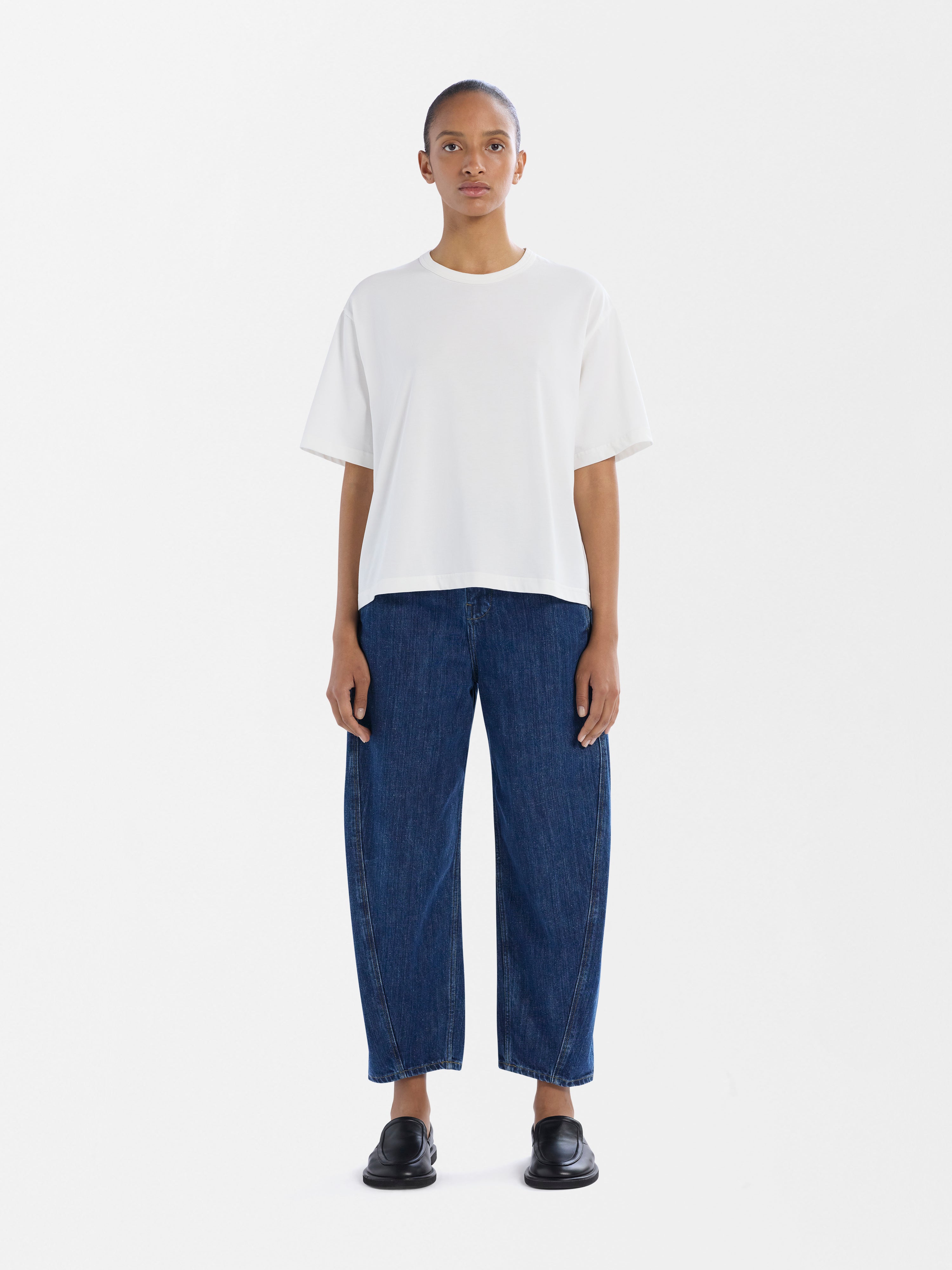 Lee T-Shirt in Optic White– Studio Nicholson