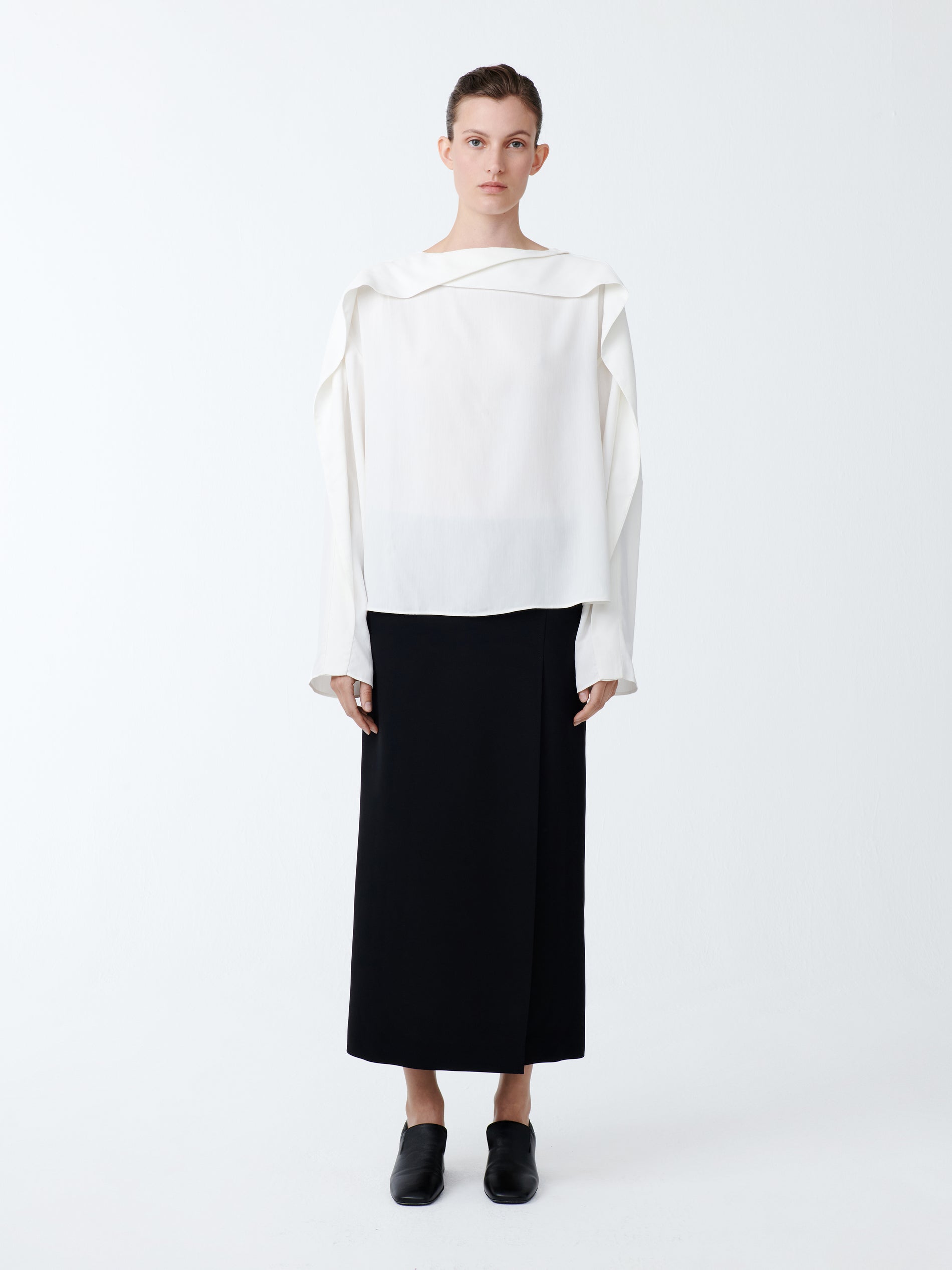 Leland Skirt in Black - Studio Nicholson
