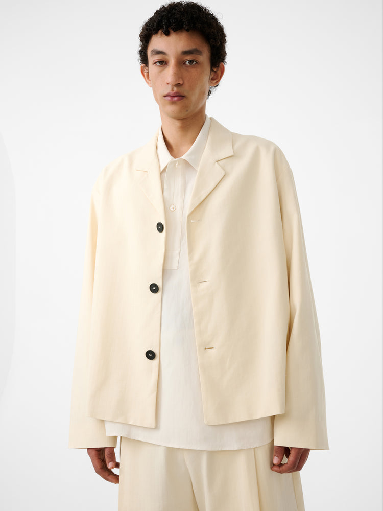 Lemmer Shirt in Chalk - Studio Nicholson