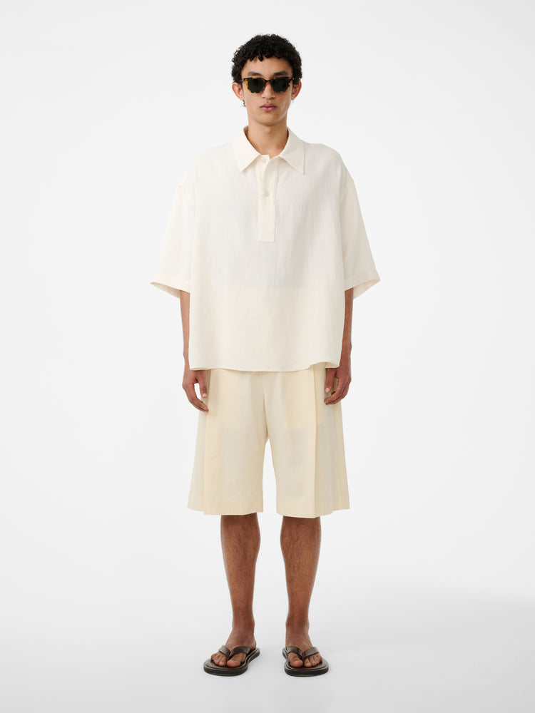 Lemmer Shirt in Chalk - Studio Nicholson