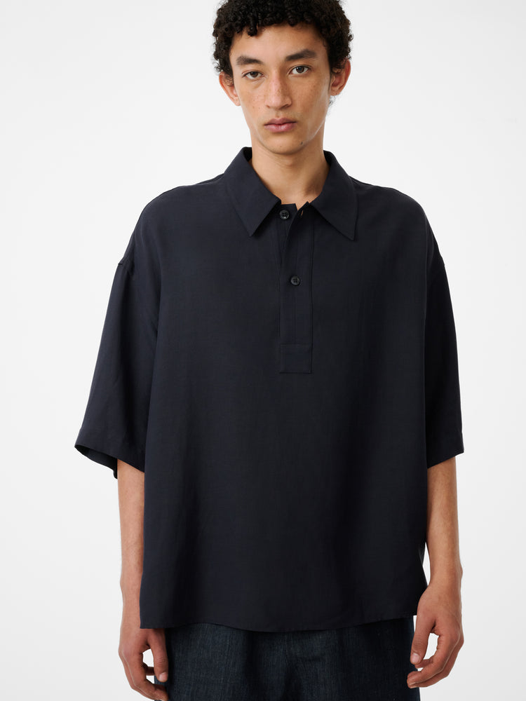 Lemmer Shirt in Darkest Navy - Studio Nicholson