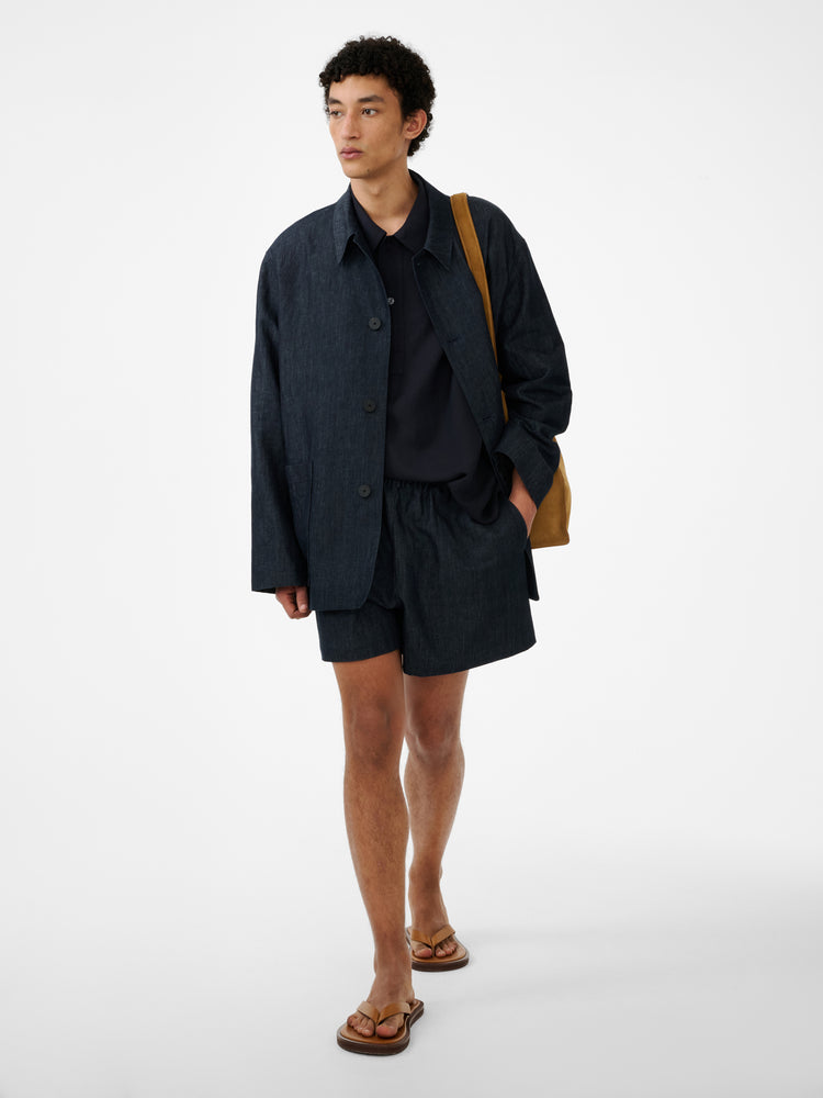 Lemmer Shirt in Darkest Navy - Studio Nicholson