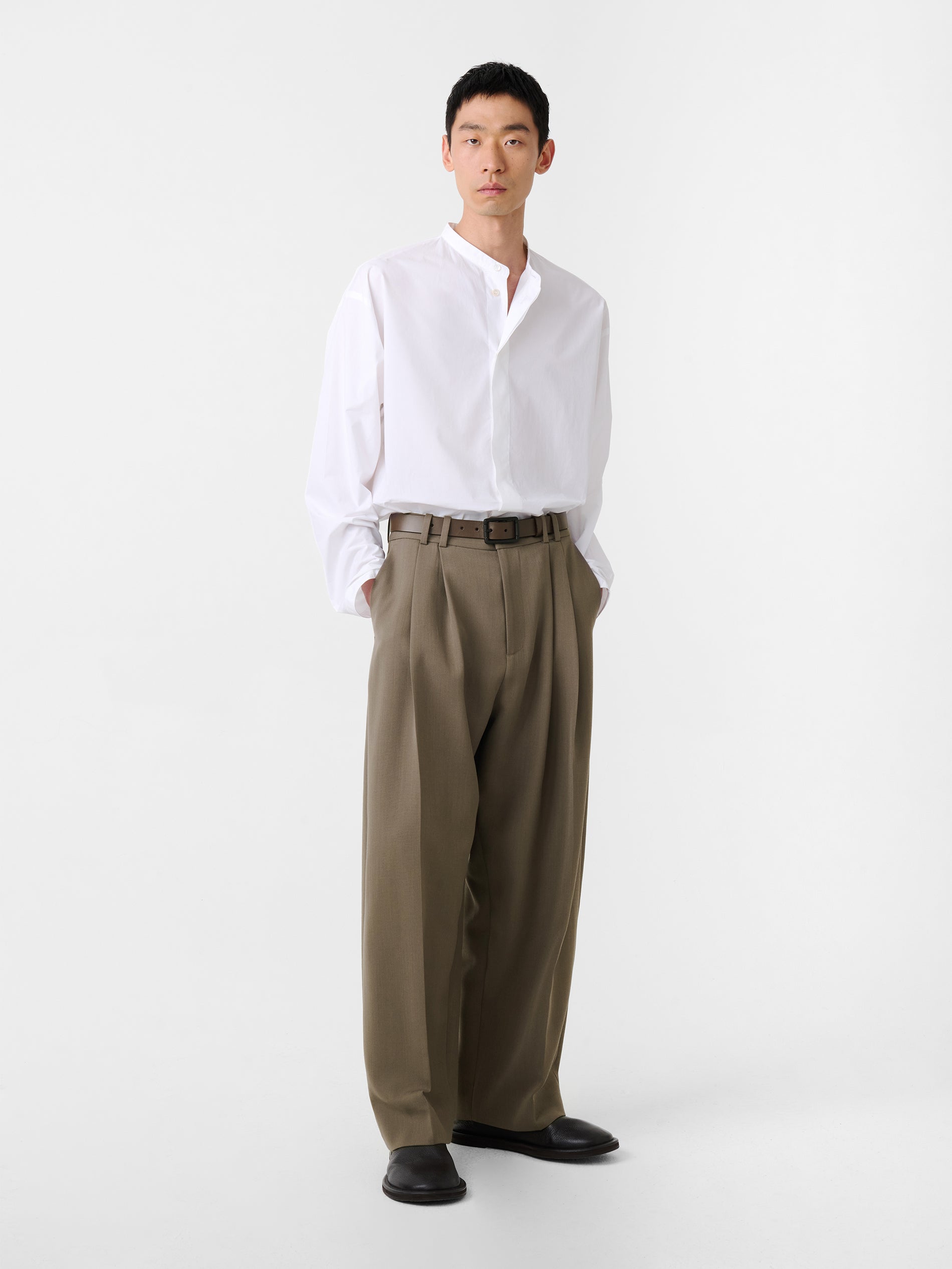 Line Pant in Reed - Studio Nicholson