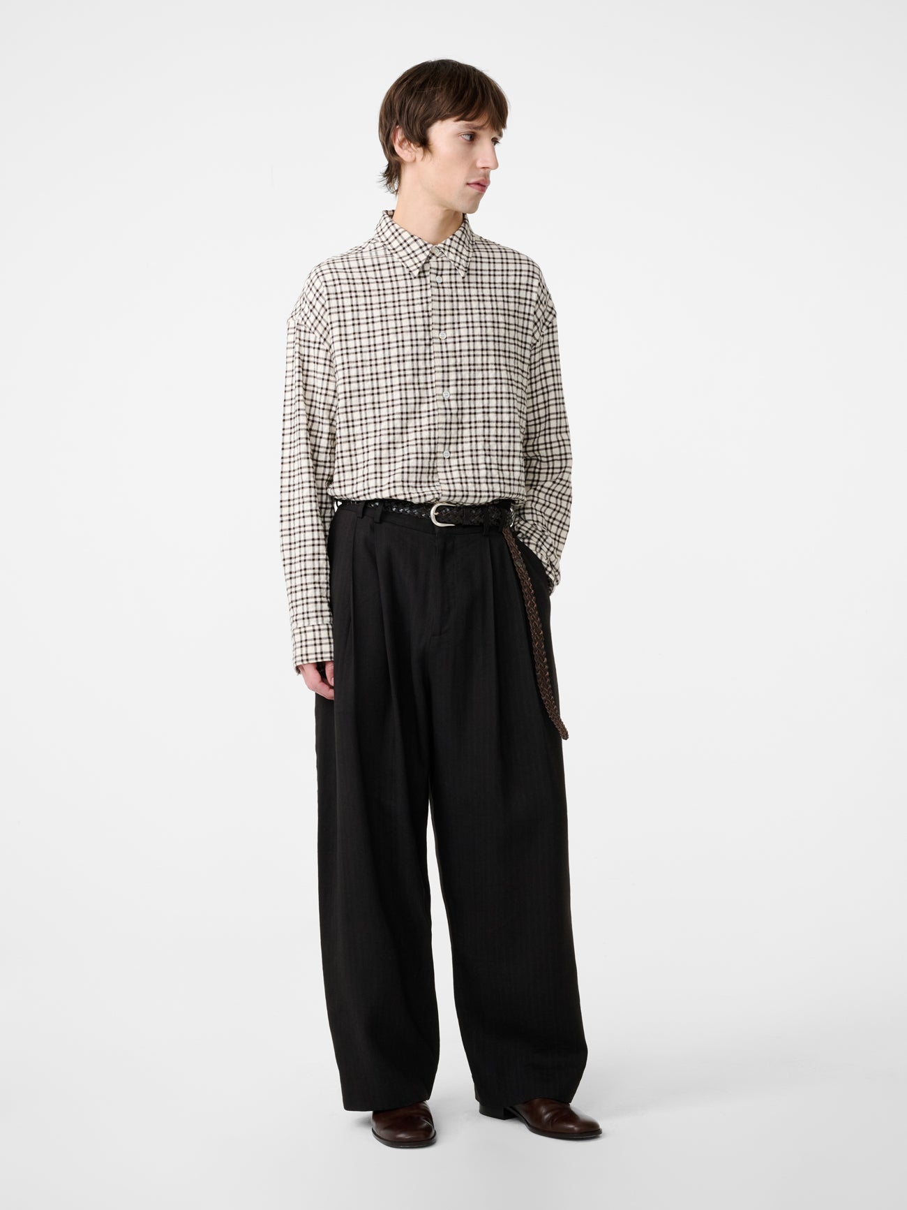 Line Pant in Espresso - Studio Nicholson