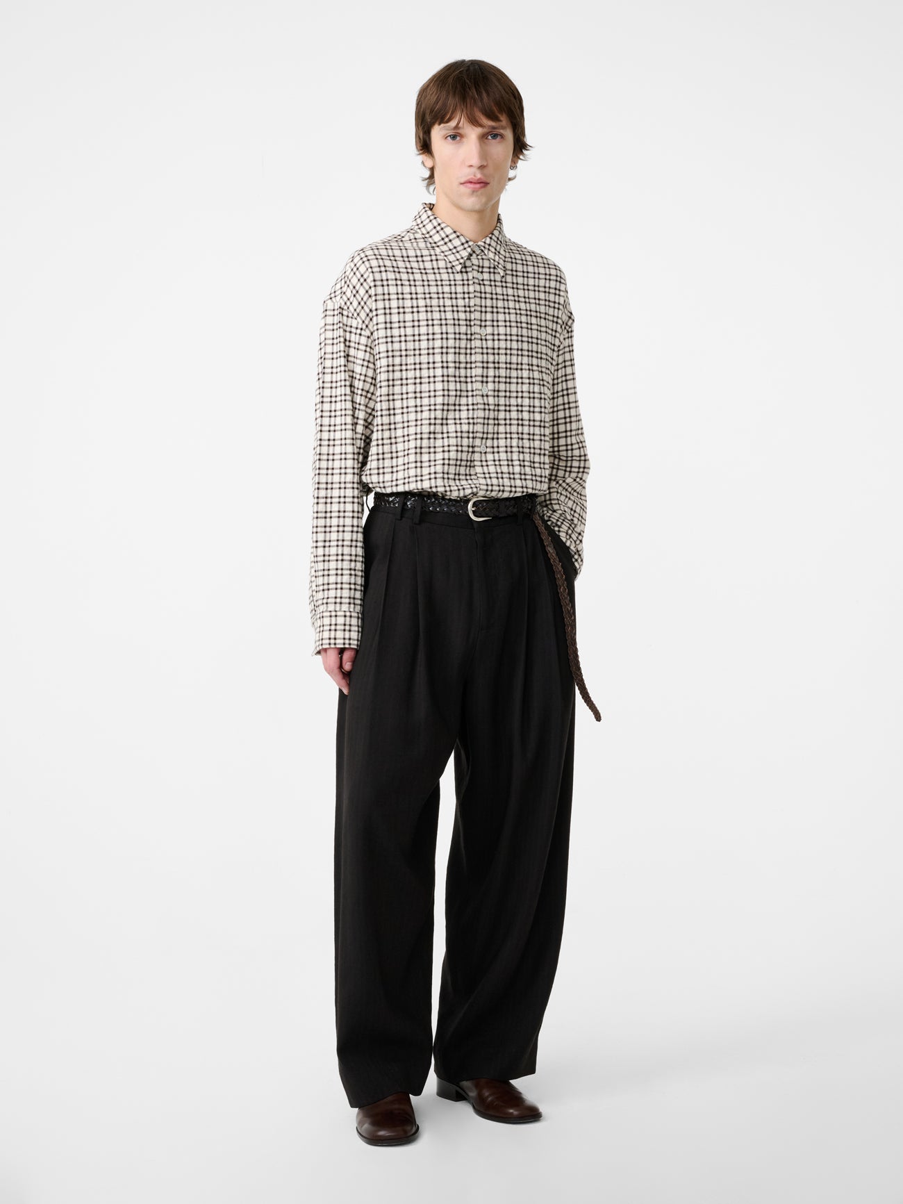 Line Pant in Espresso - Studio Nicholson