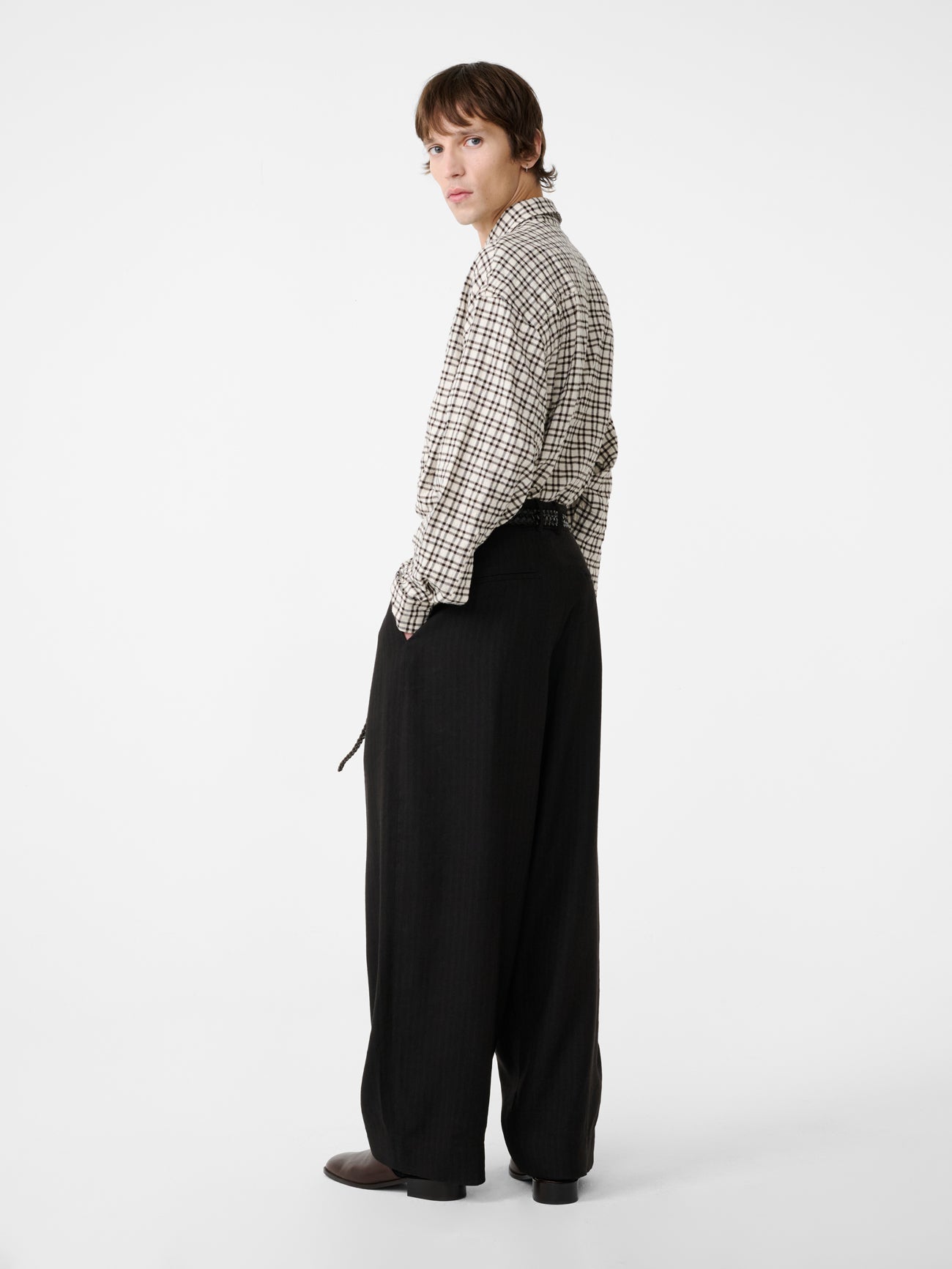 Line Pant in Espresso - Studio Nicholson