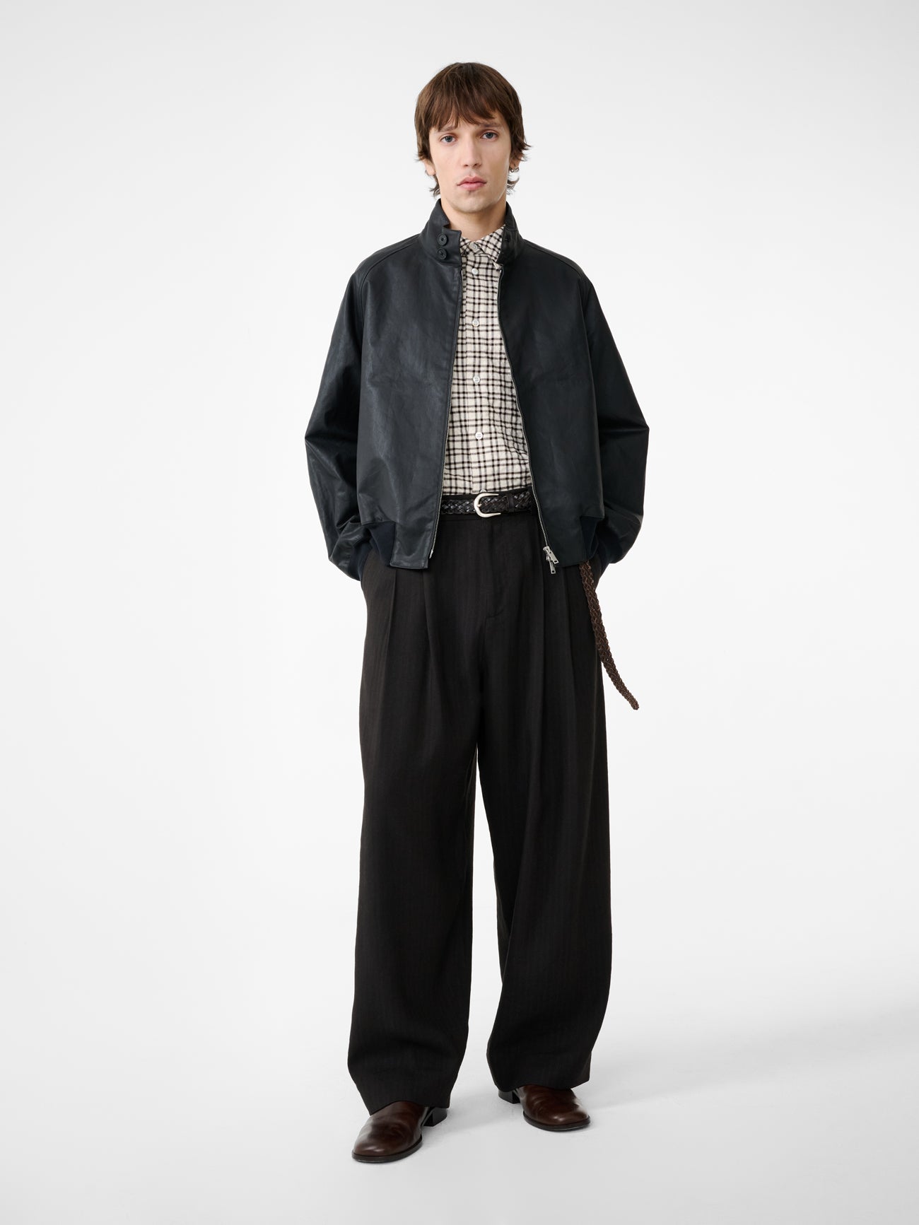 Line Pant in Espresso - Studio Nicholson