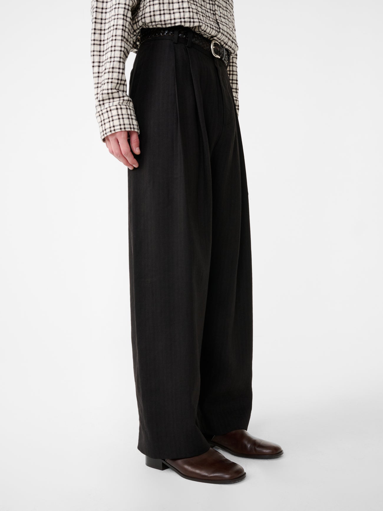 Line Pant in Espresso - Studio Nicholson