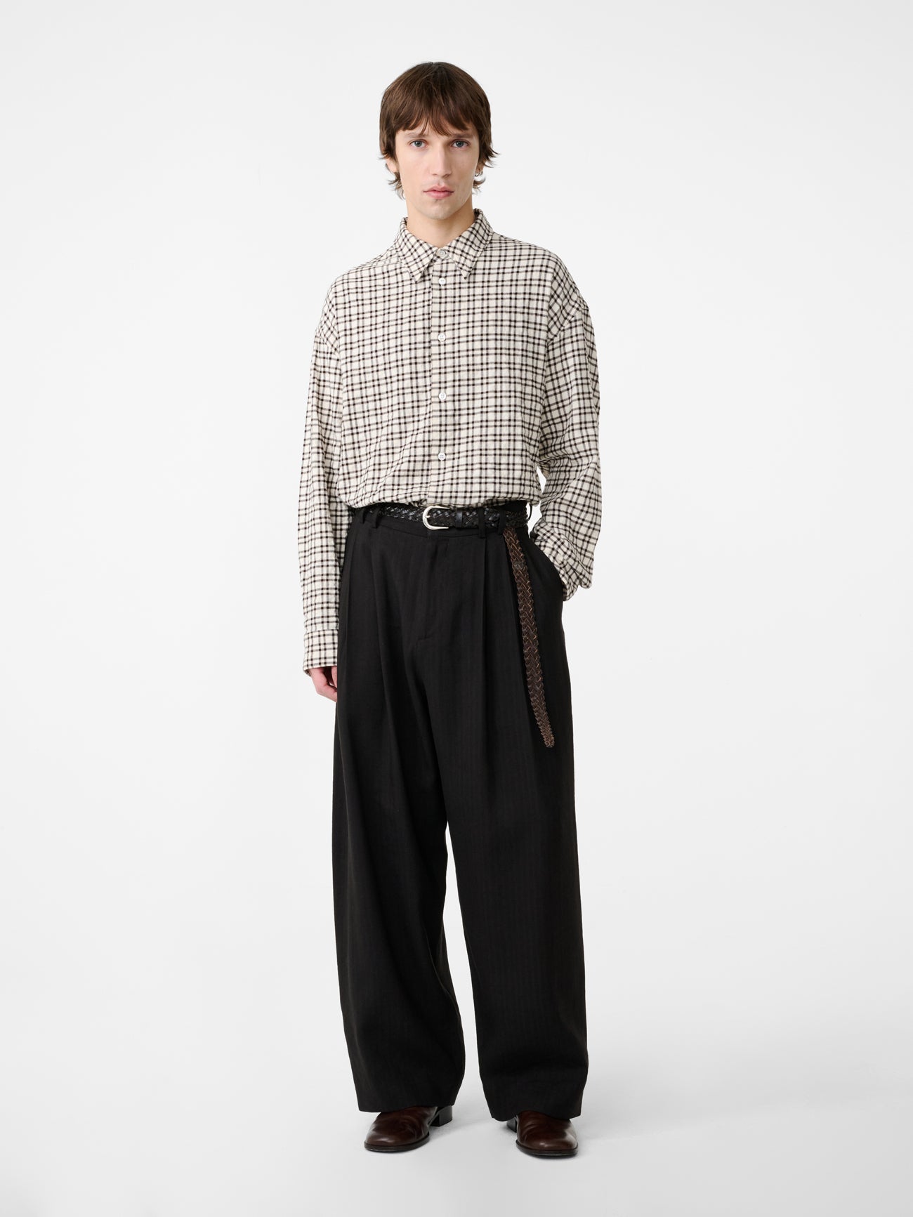 Line Pant in Espresso - Studio Nicholson