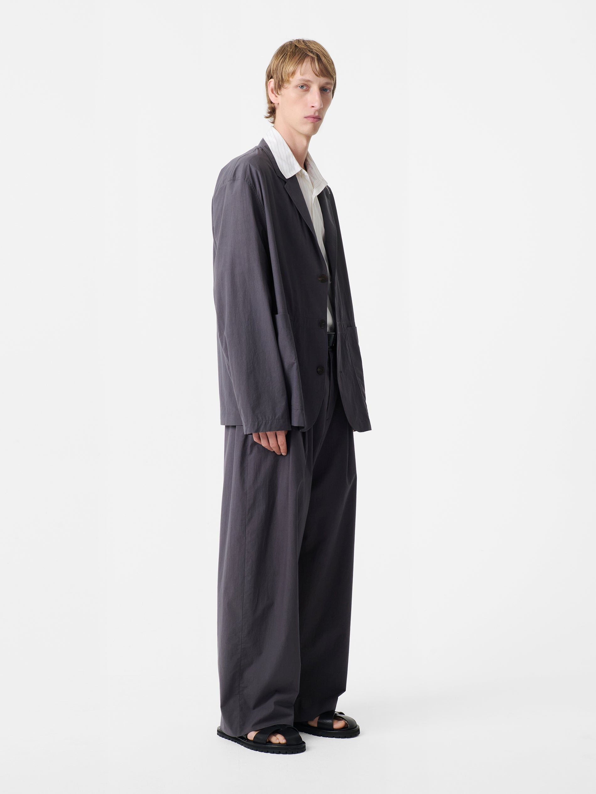 Line Pant in Thunder - Studio Nicholson
