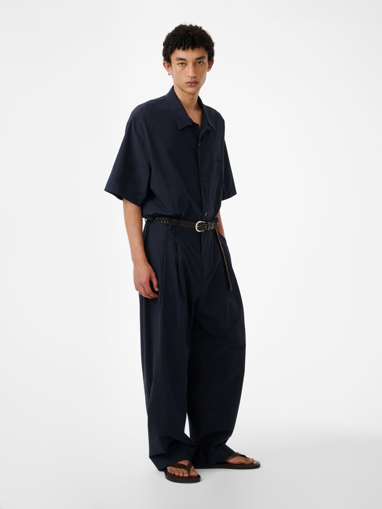 パンツ studionicholson volumepants xs black Studio Nicholson 'Line