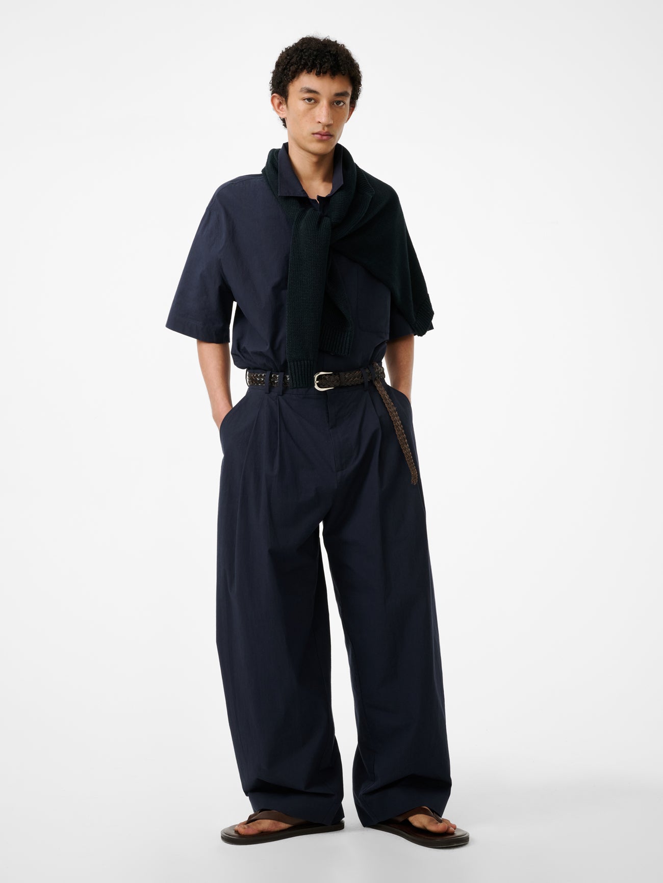 Line Pant in Ink - Studio Nicholson