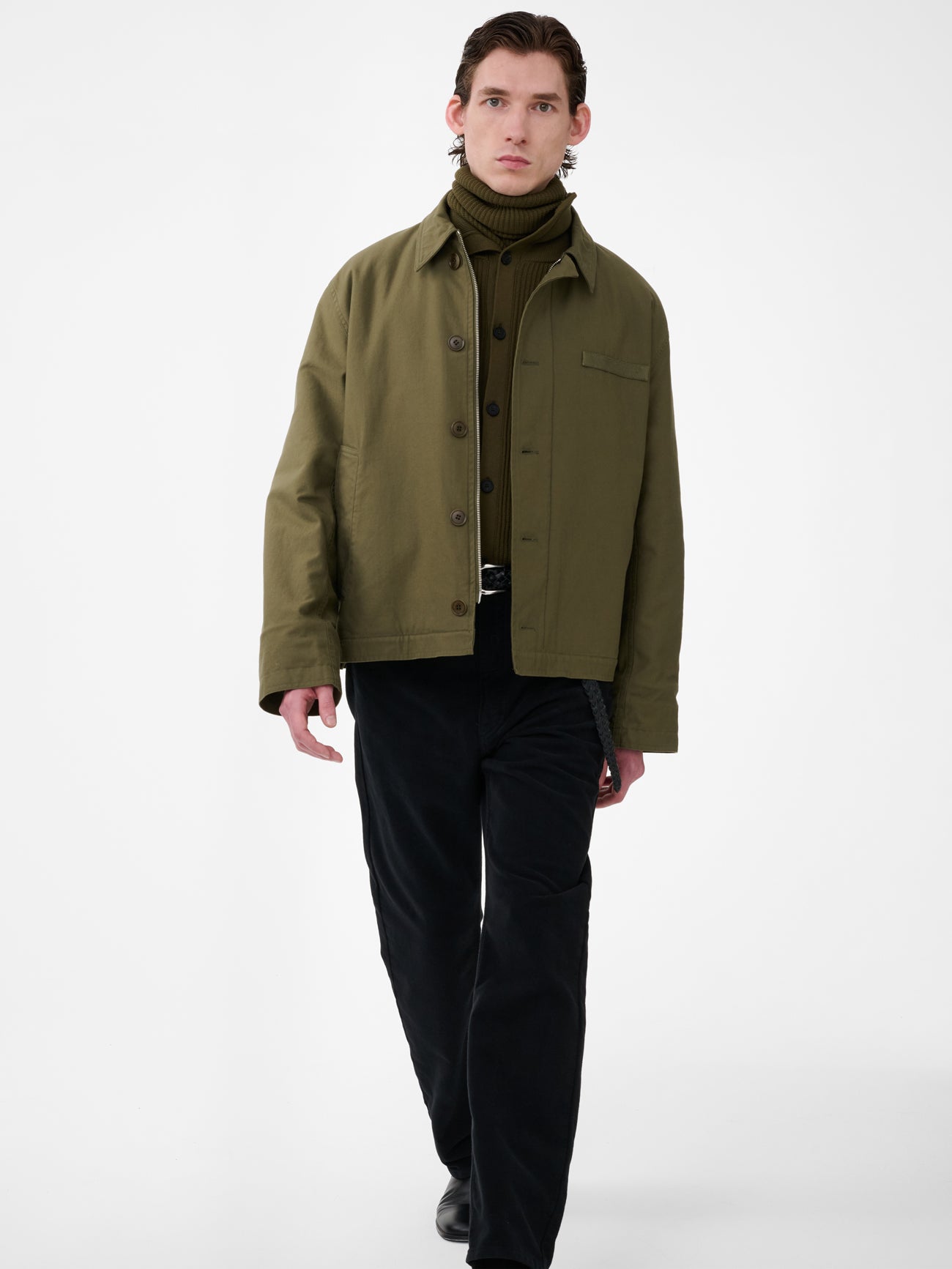 Linton Jacket in Utility Green