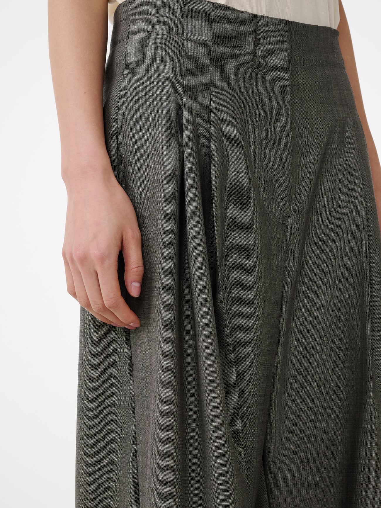 Lira Pant in Warm Grey - Studio Nicholson