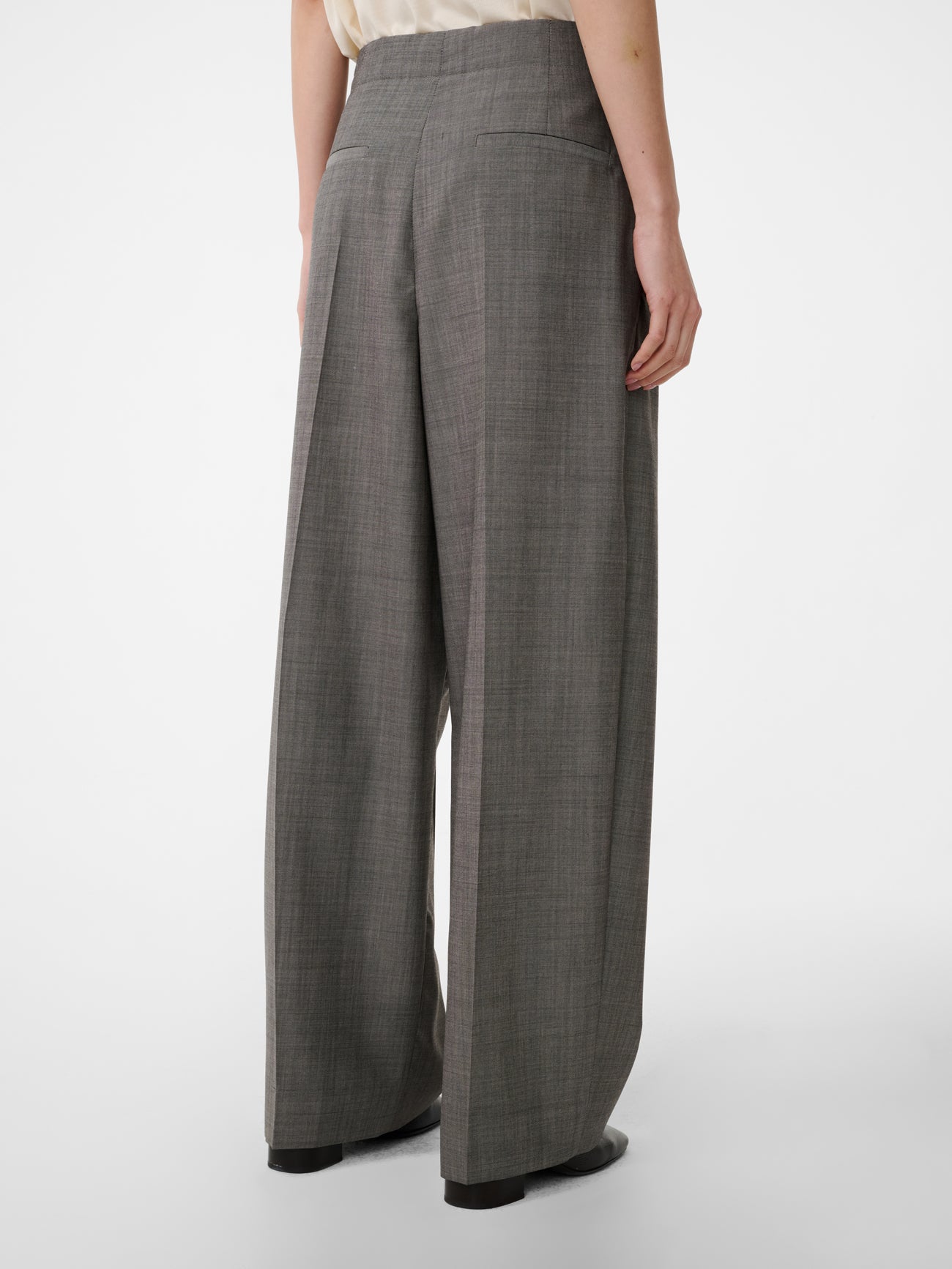 Lira Pant in Warm Grey - Studio Nicholson