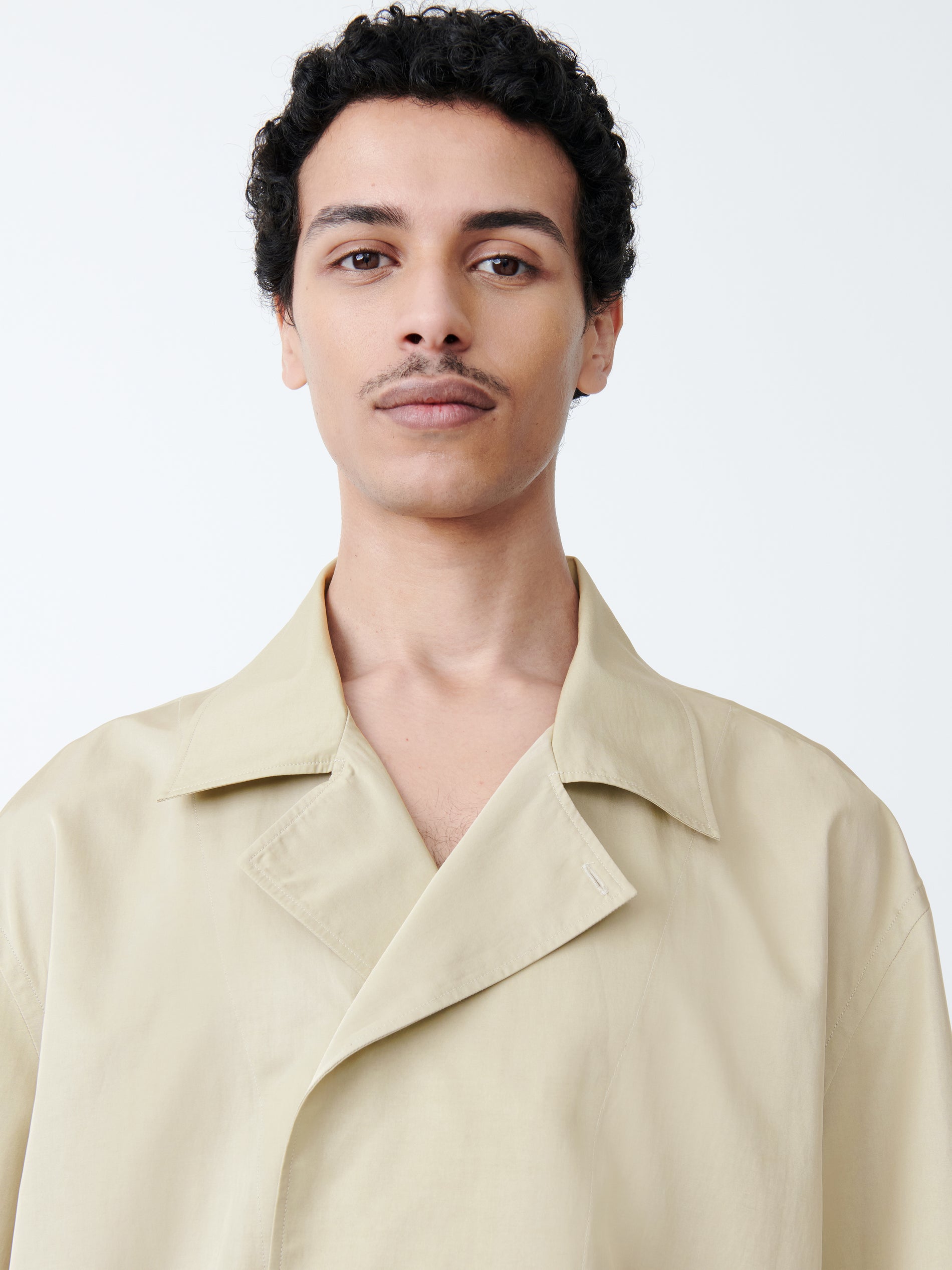 Loca Shirt in Dark Stone - Studio Nicholson