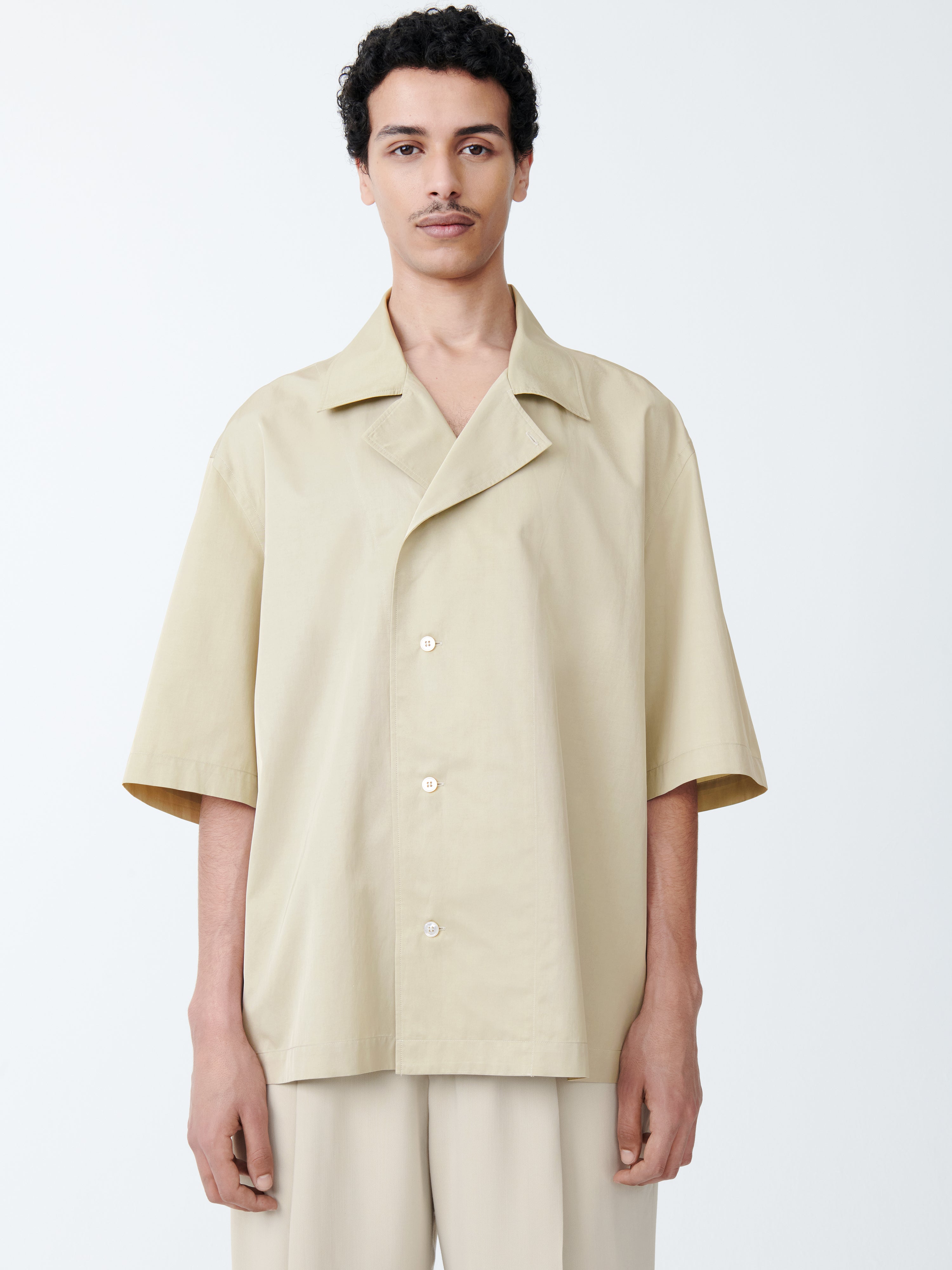 L&#39;Appartement DEUXIEME CLASSE - 【STUDIO NICHOLSON】DRY DRAPE TWILL SHIRT L'Appartement DEUXIEME CLASSE - 【STUDIO NICHOLSON】DRY