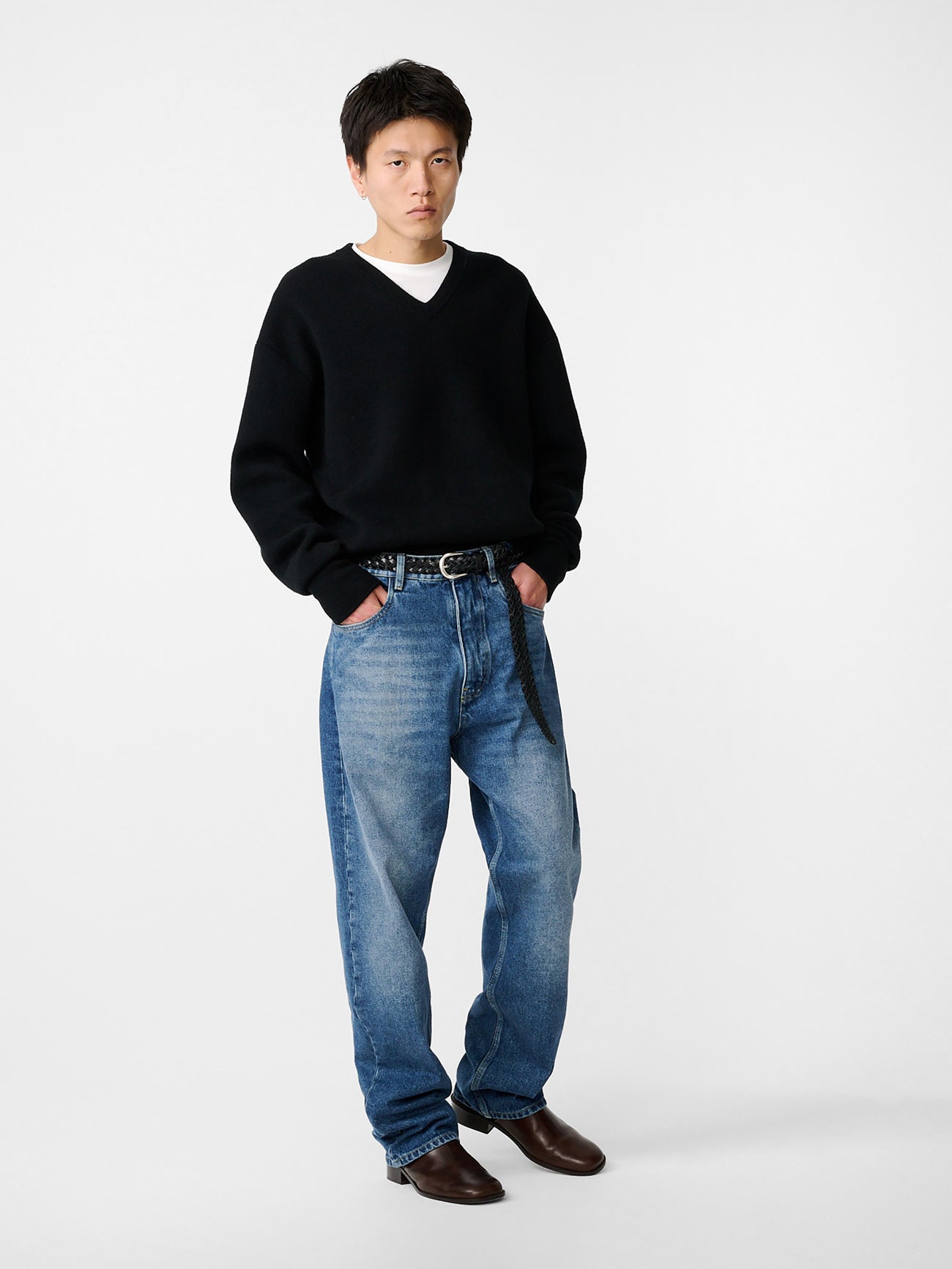 Loch Knit in Black - Studio Nicholson