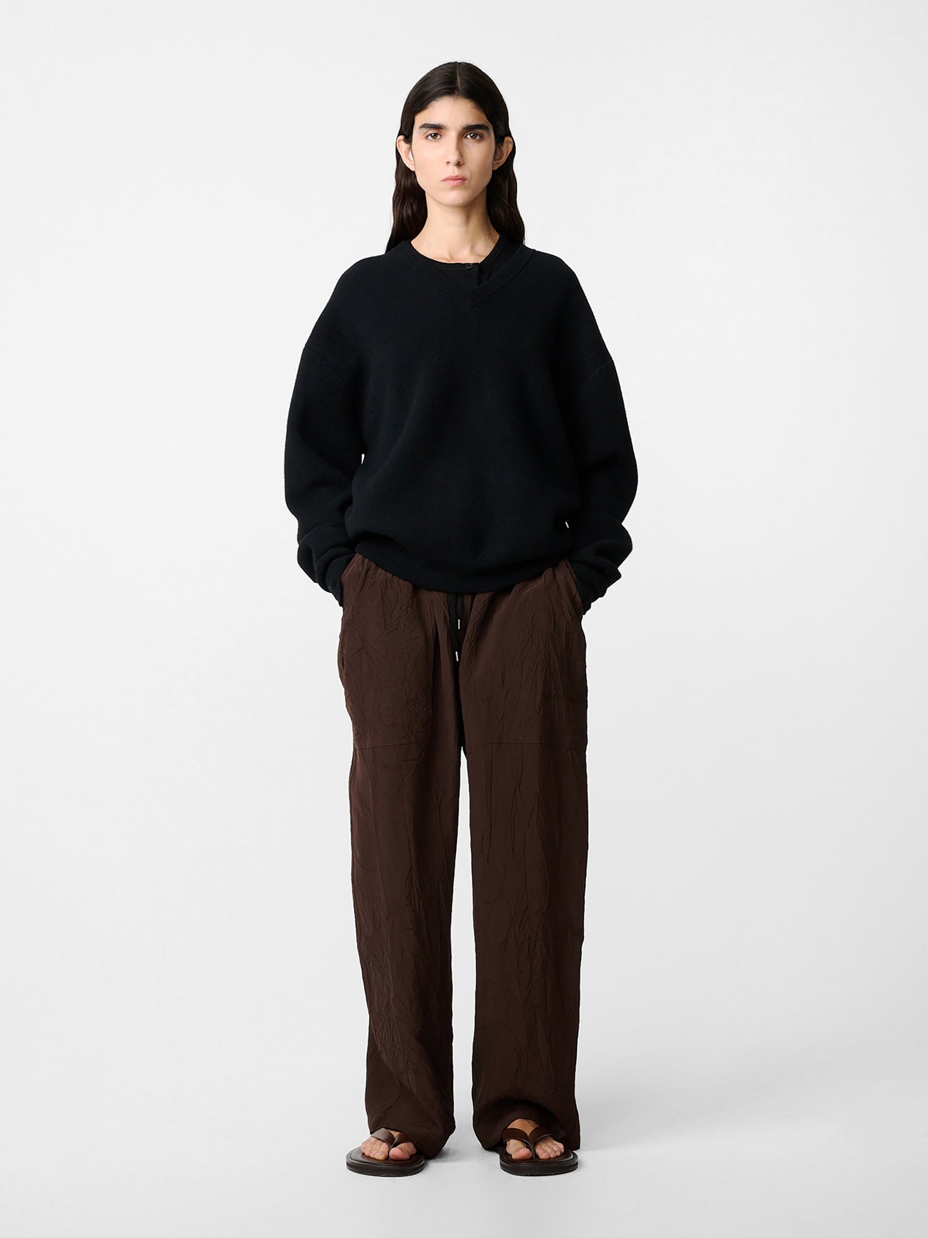 Loch Knit in Black - Studio Nicholson