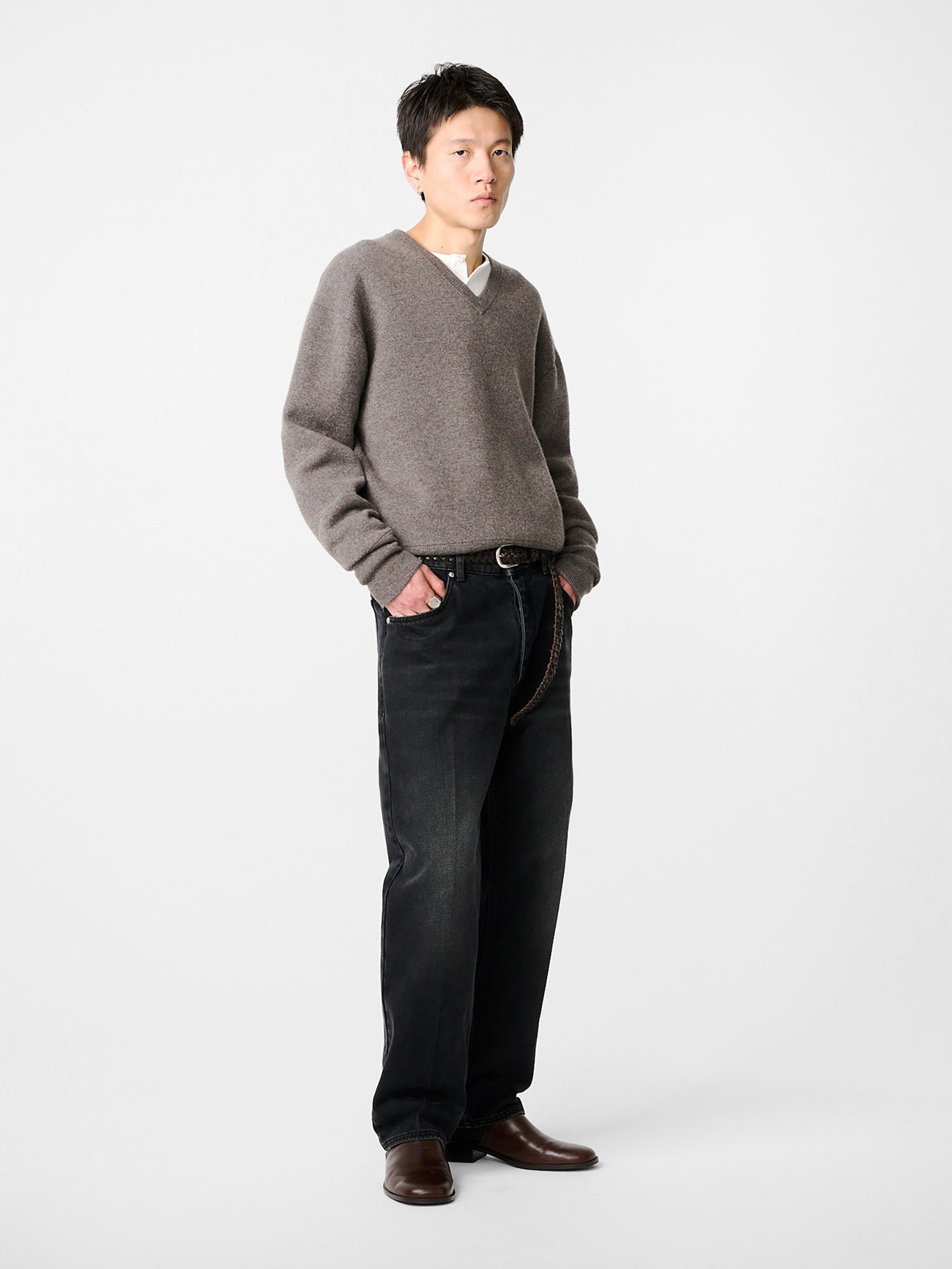 Loch Knit in Mouse - Studio Nicholson