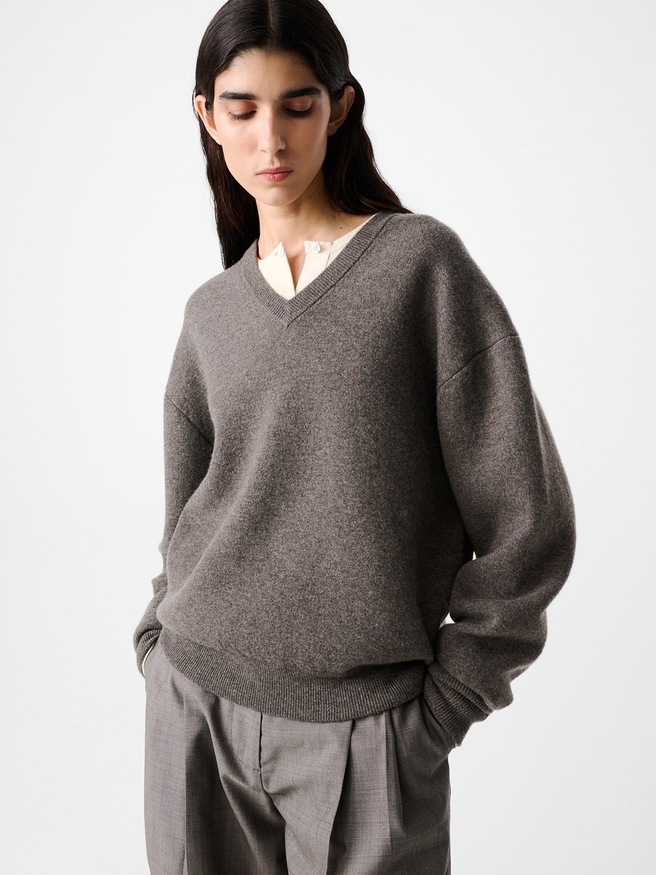 Loch Knit in Mouse - Studio Nicholson