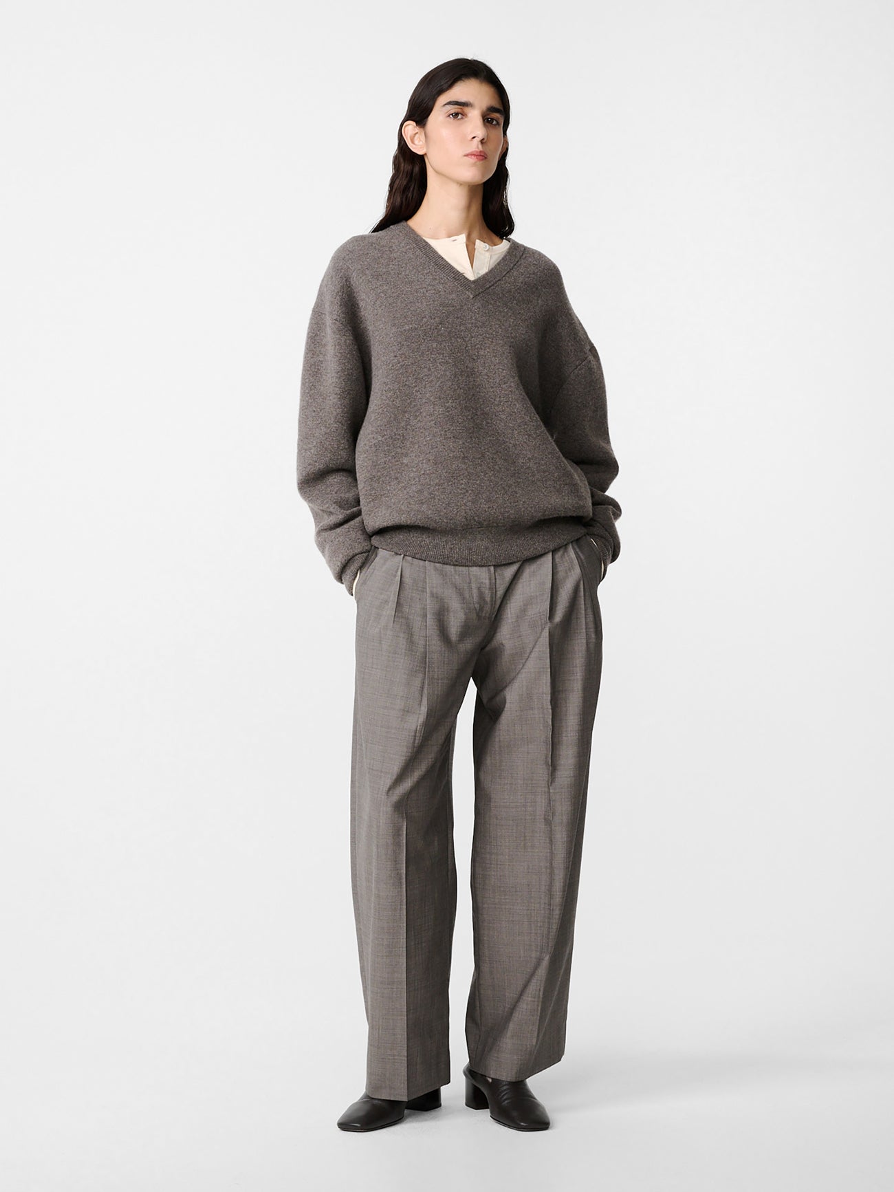 Loch Knit in Mouse - Studio Nicholson