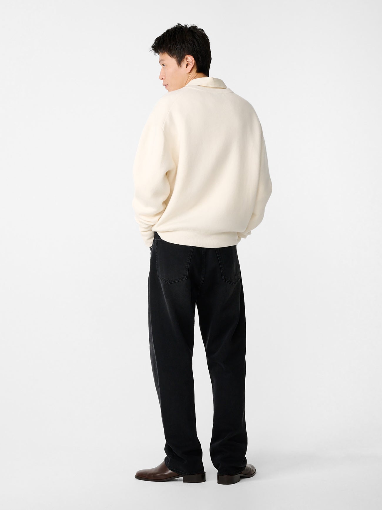 Loch Knit in Parchment - Studio Nicholson