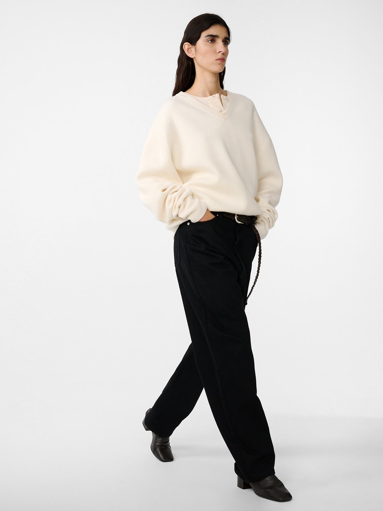 Loch Knit in Parchment - Studio Nicholson