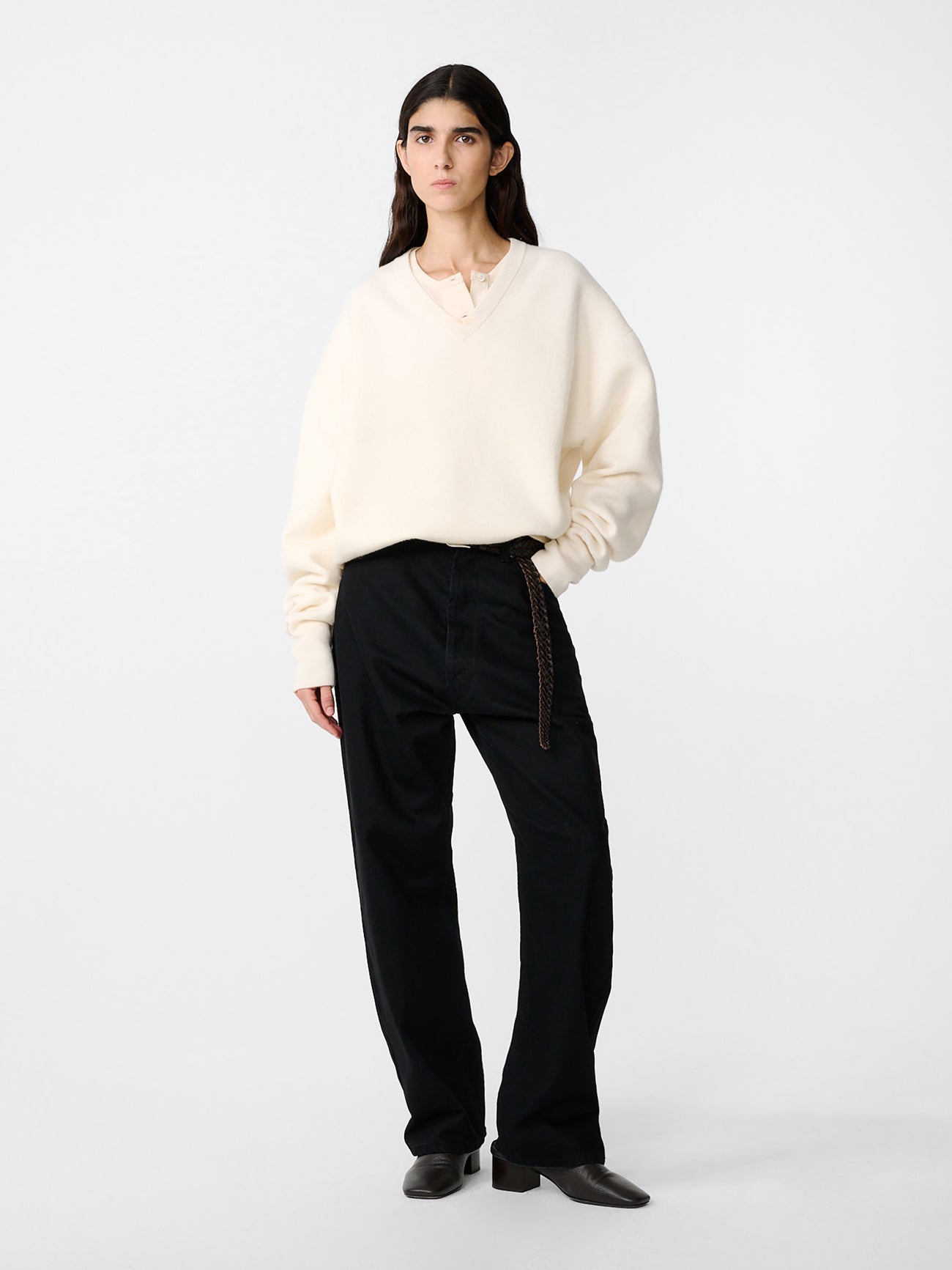 Loch Knit in Parchment - Studio Nicholson