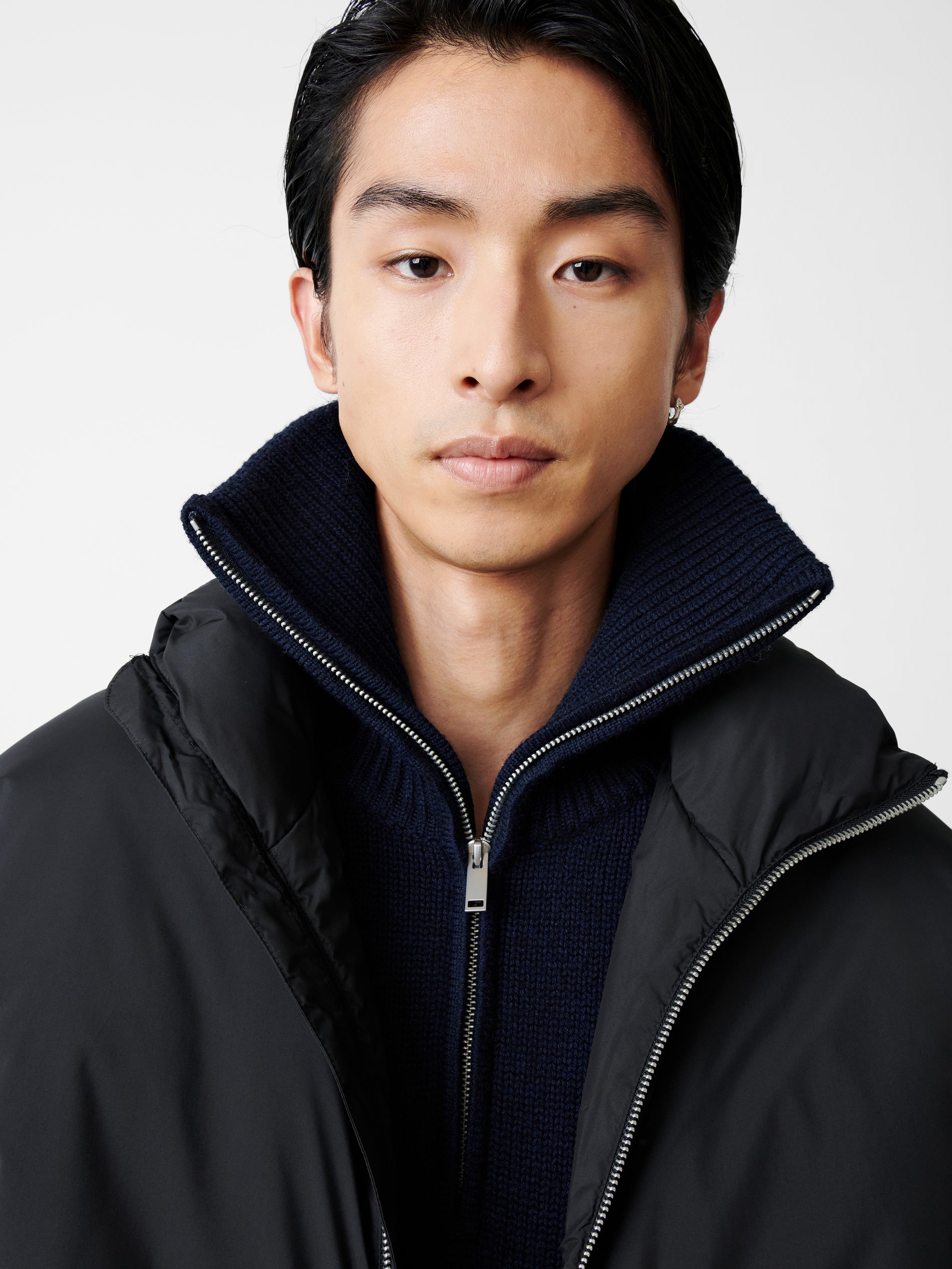 Loft Down Jacket in Black - Studio Nicholson