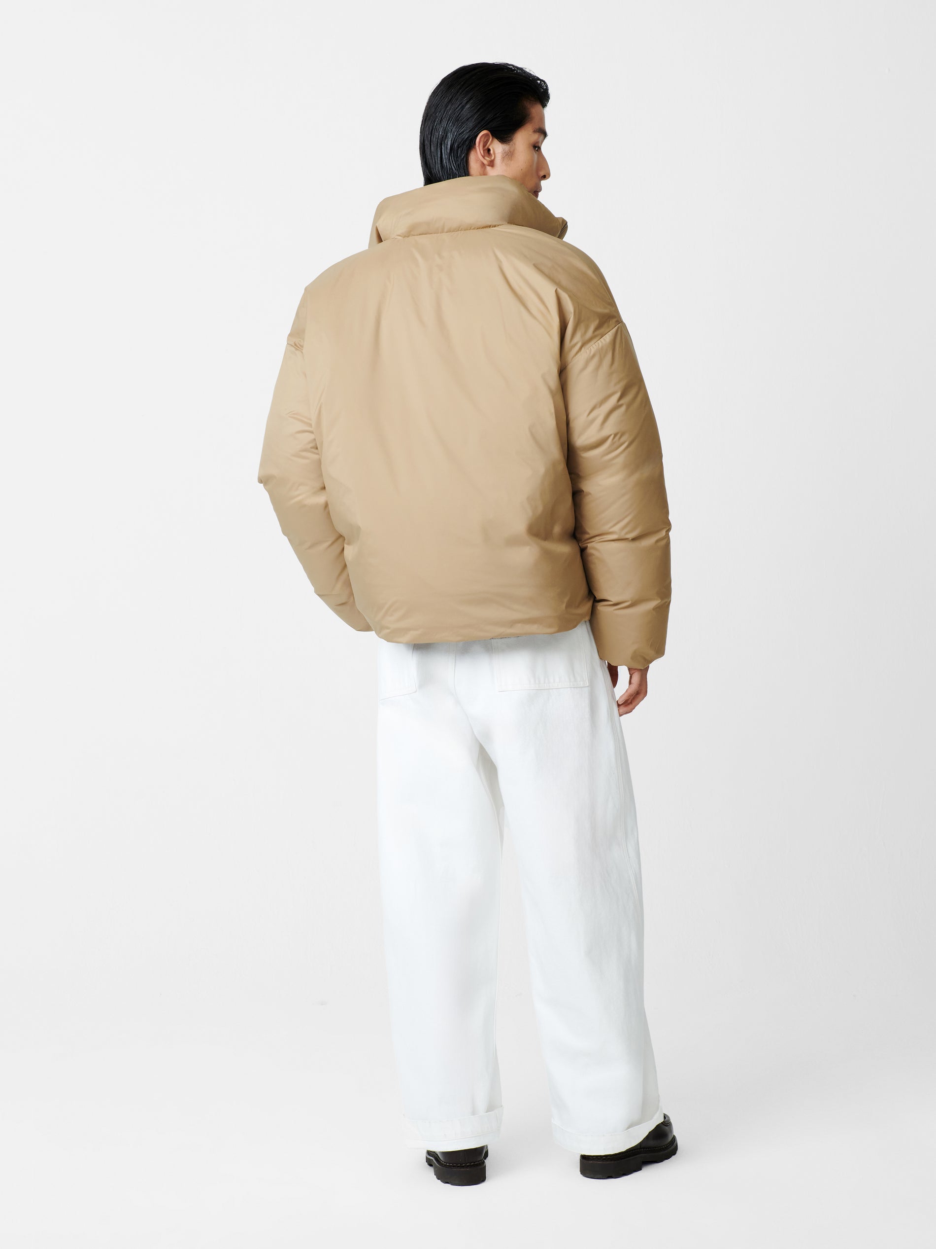 Loft Down Jacket in Taupe - Studio Nicholson