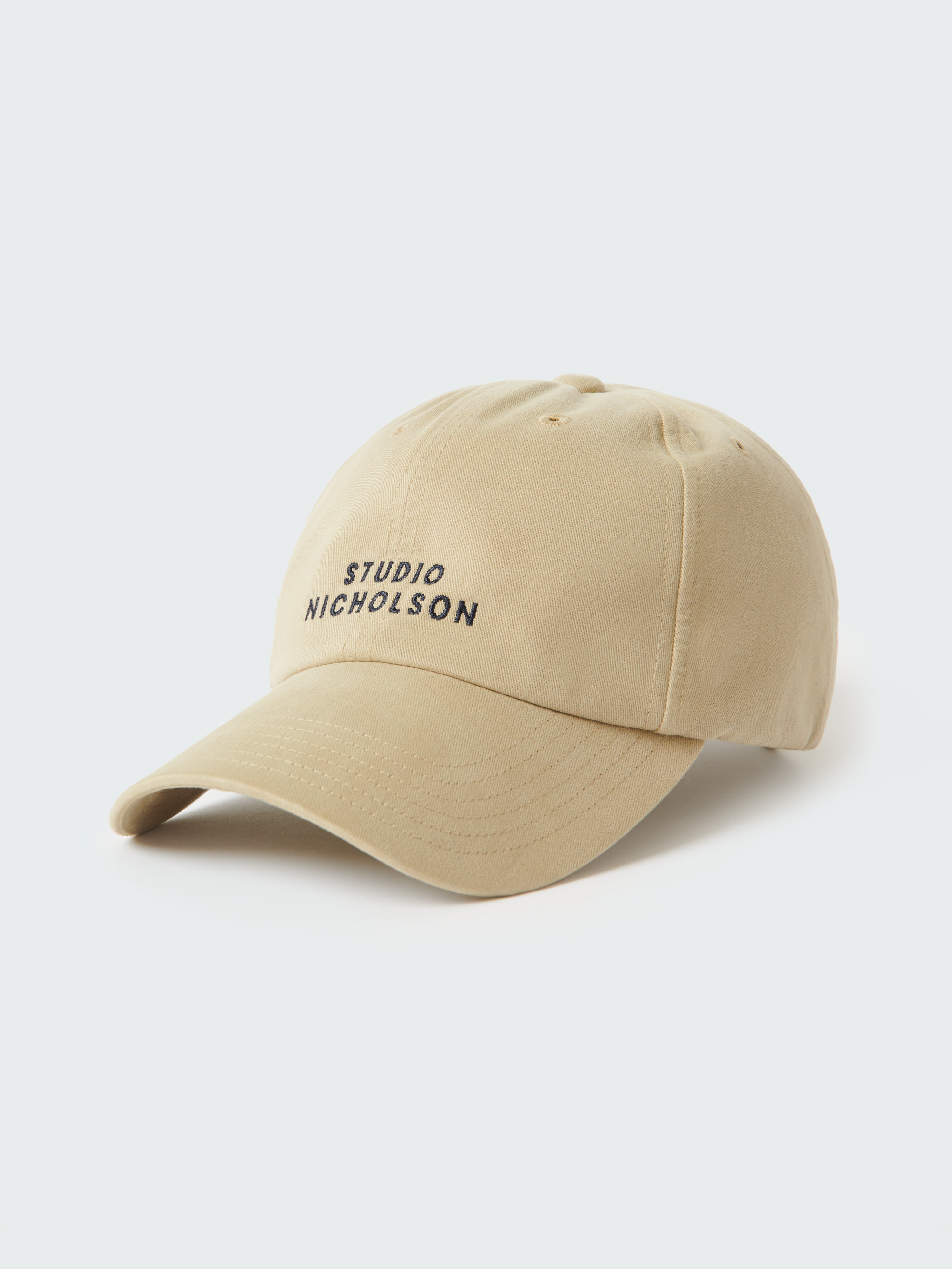 Logo Cap in Sand | Baseball Cap | Studio Nicholson