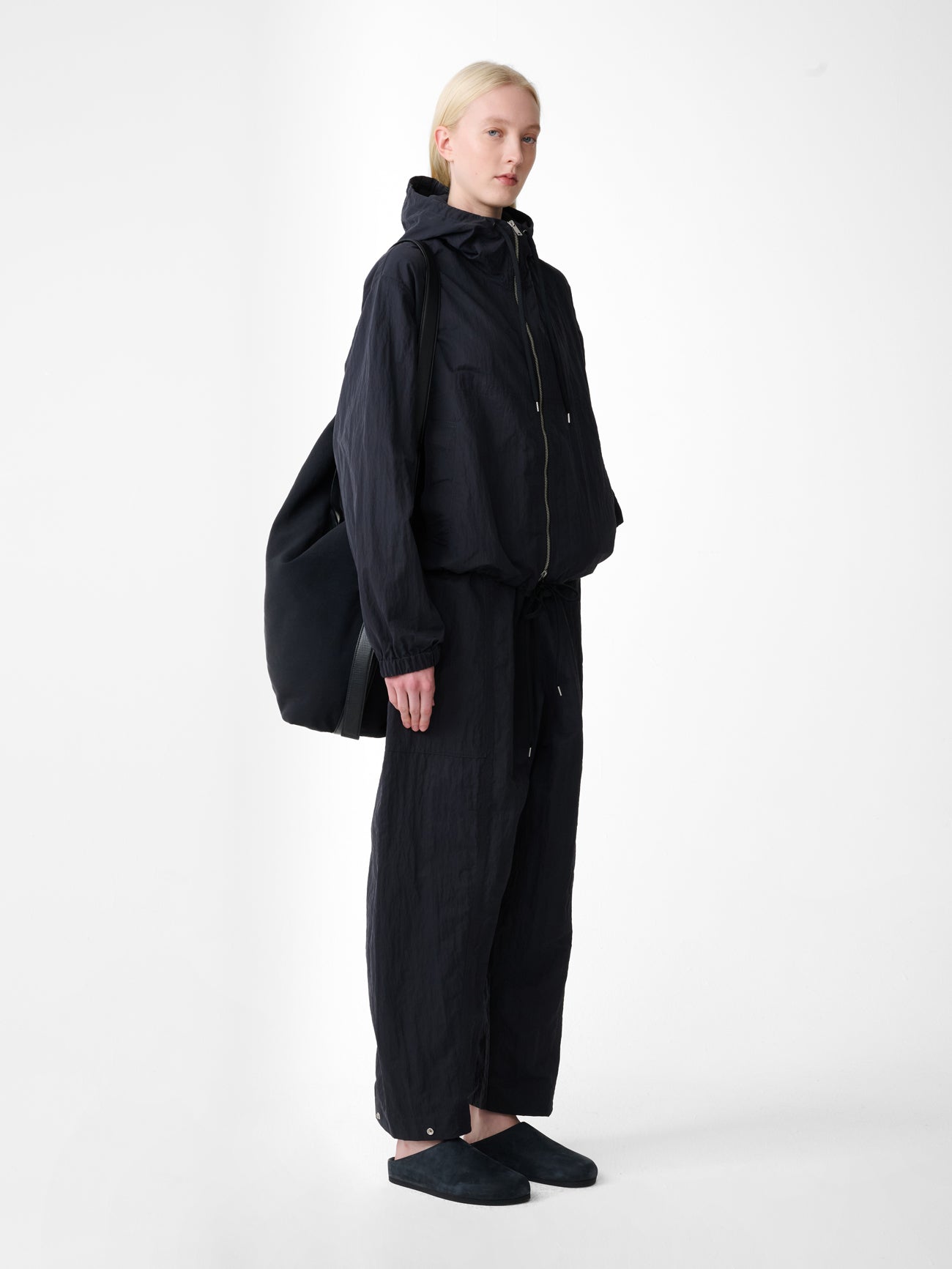Lorca Drawstring Pant in Black