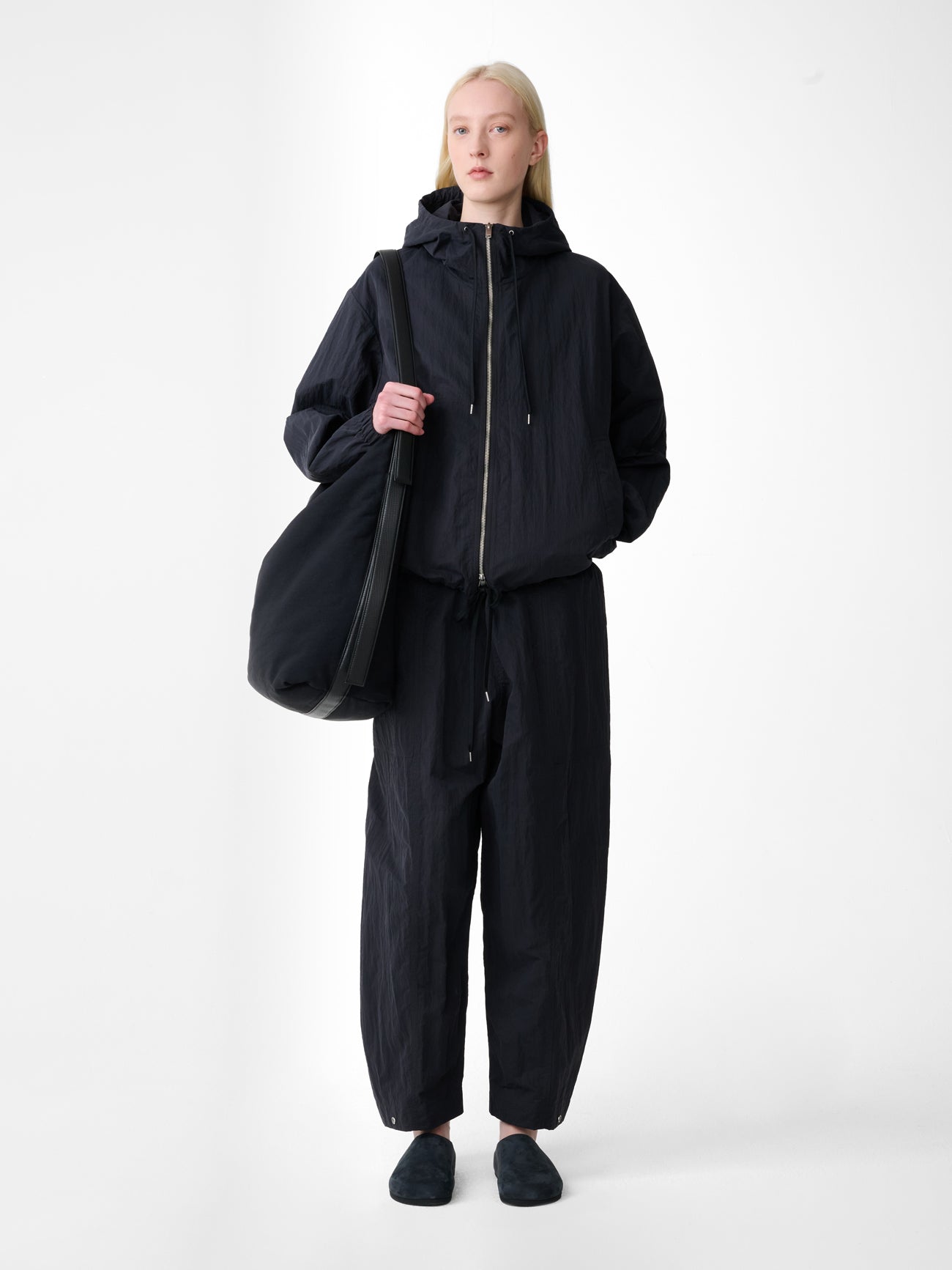 Lorca Drawstring Pant in Black