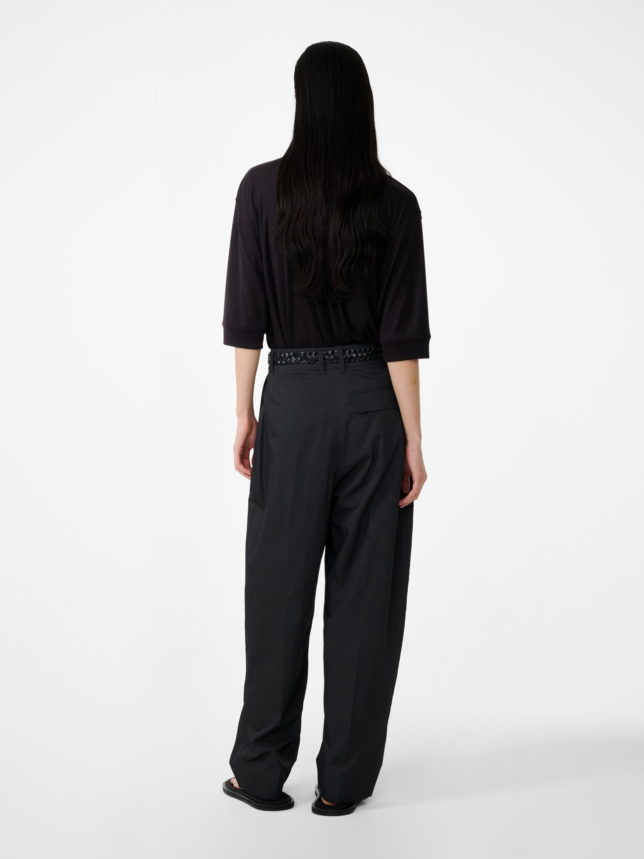 Lorem Jersey in Black Grape - Studio Nicholson