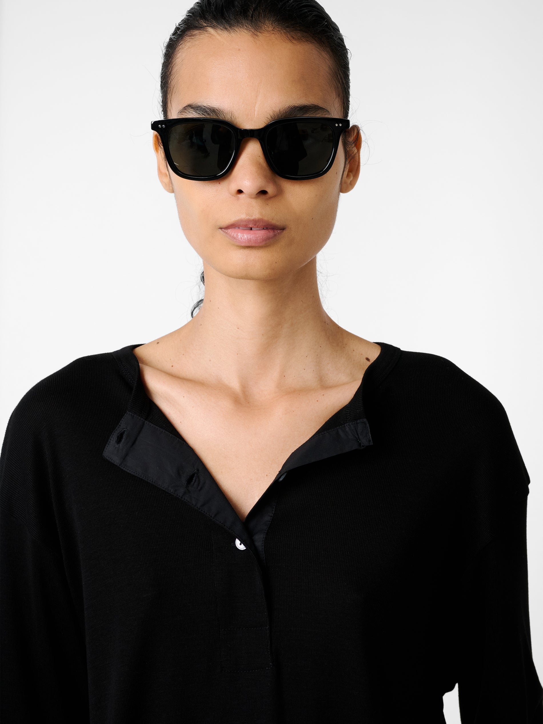 Lorem Jersey in Black - Studio Nicholson