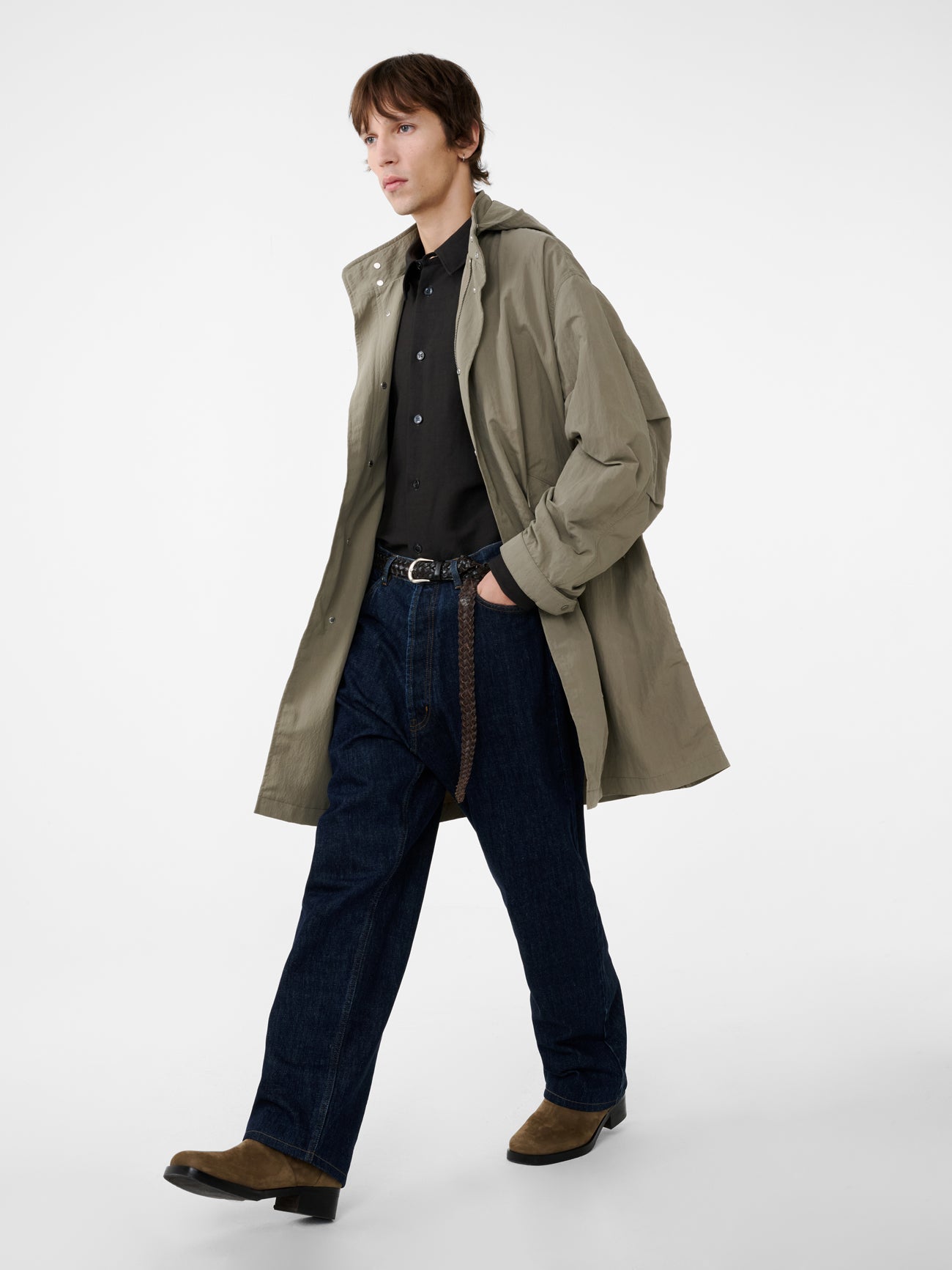 Lotus Coat in Mole