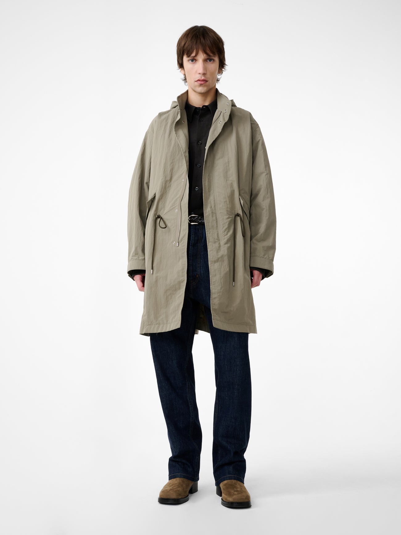Lotus Coat in Mole