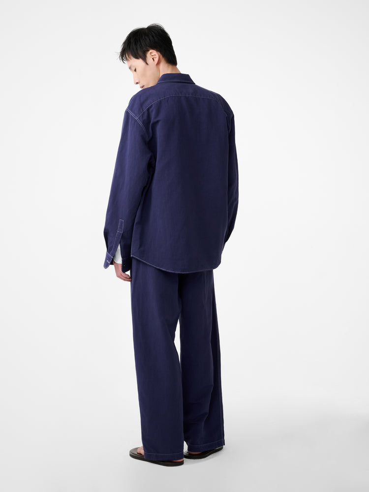 Louro Shirt in Indigo - Studio Nicholson