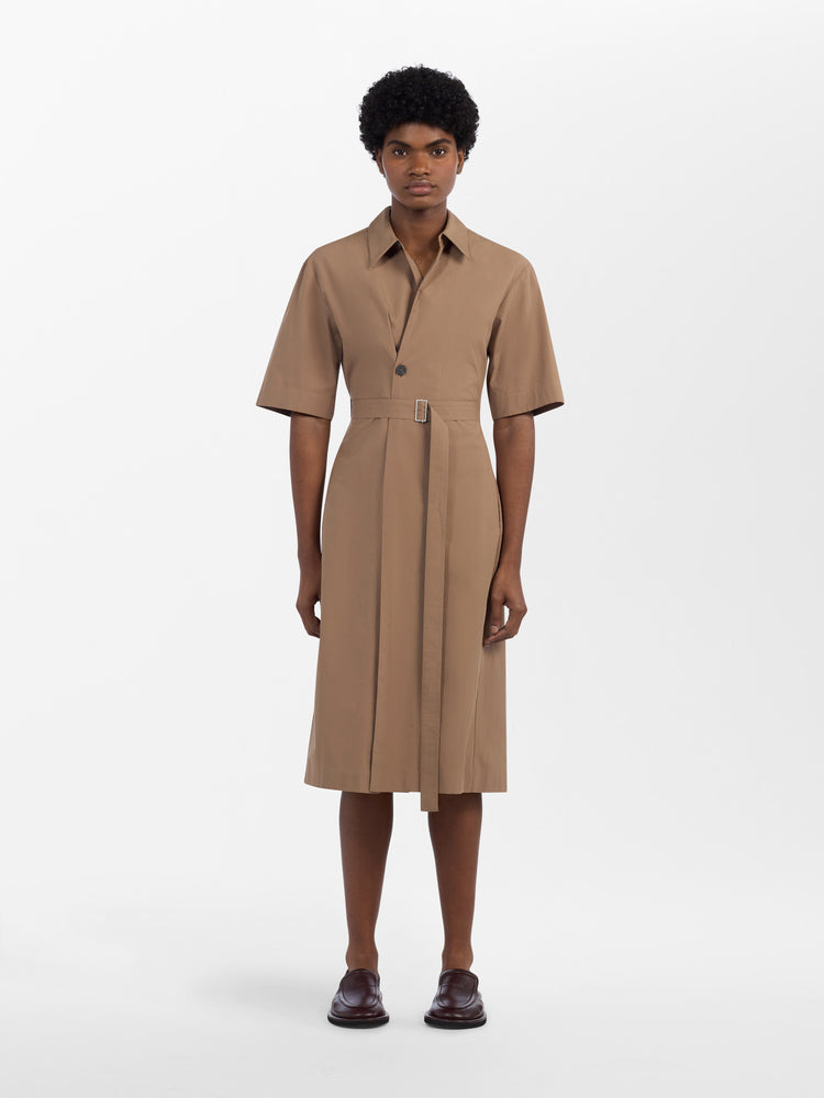 Lugana Dress in Nutmeg